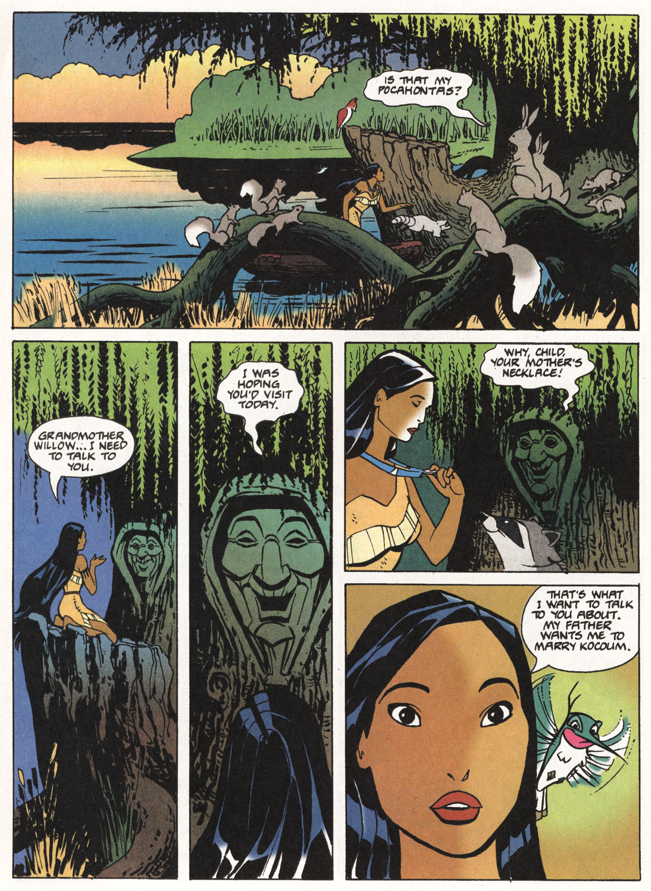 Read online Disney's Pocahontas comic -  Issue #1 - 12
