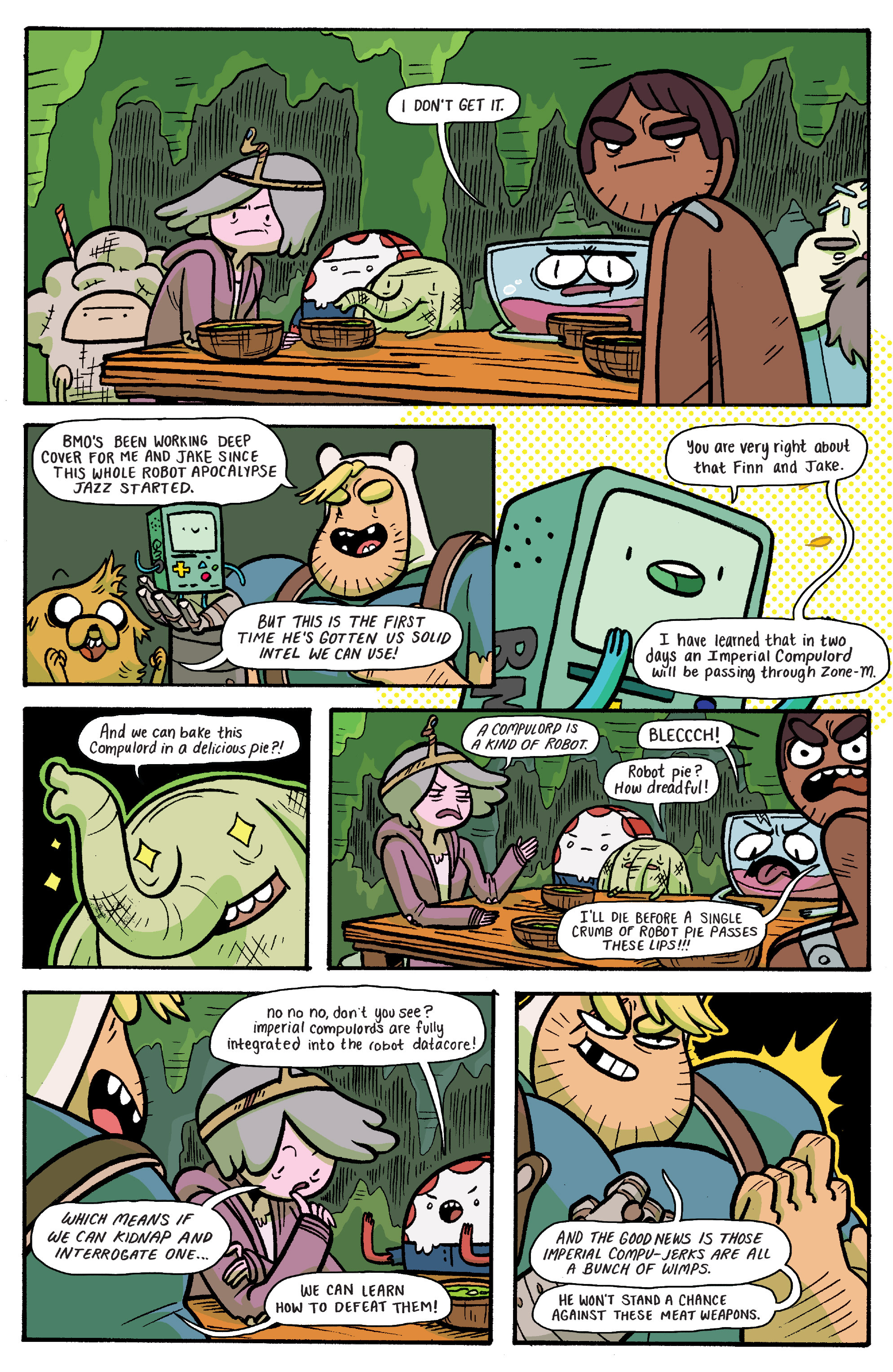 Read online Adventure Time: Banana Guard Academ comic -  Issue #6 - 6