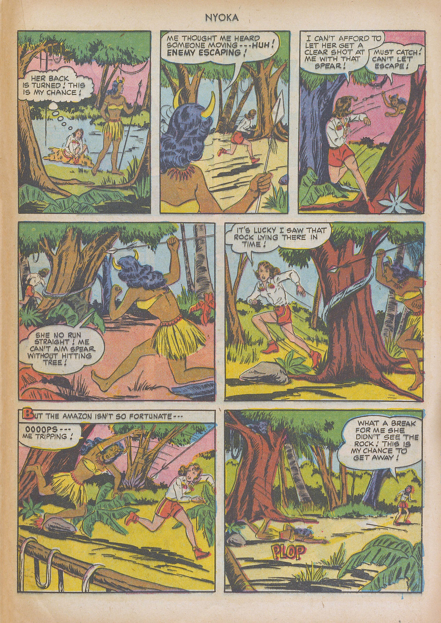 Read online Nyoka the Jungle Girl (1945) comic -  Issue #47 - 47