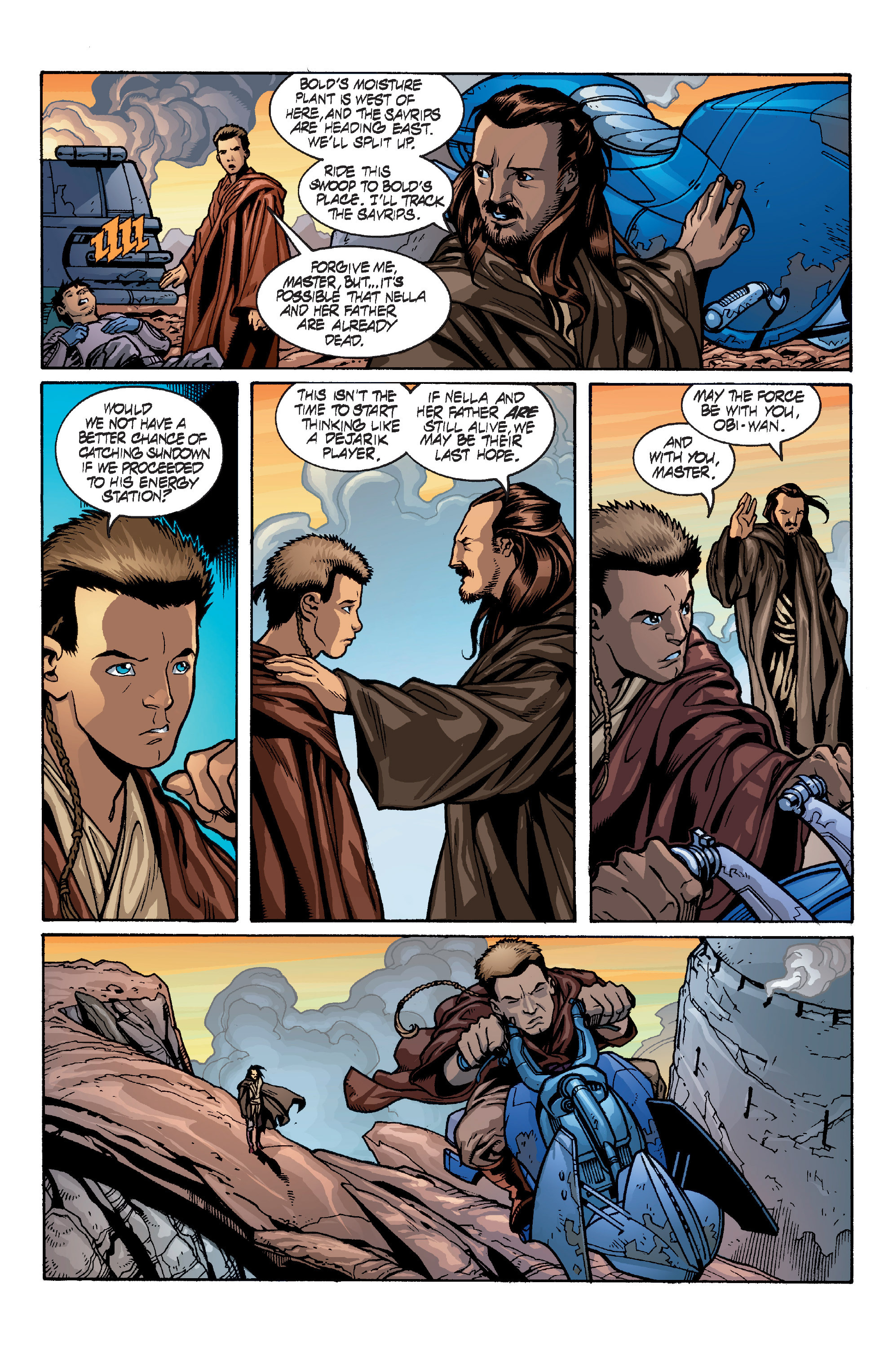 Read online Star Wars: Qui-Gon & Obi-Wan - Last Stand on Ord Mantell comic -  Issue #3 - 5