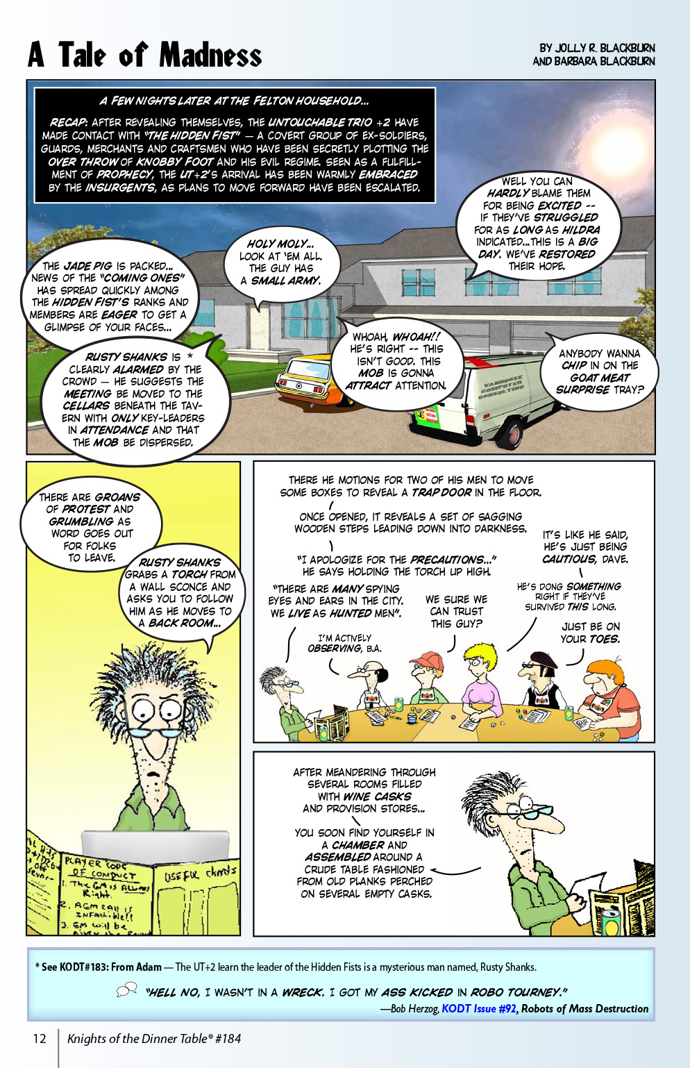 Read online Knights of the Dinner Table comic -  Issue #184 - 14