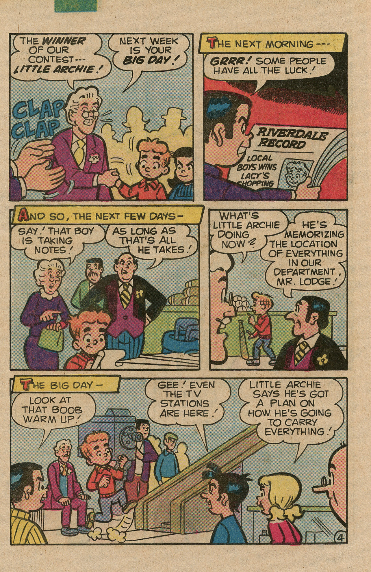 Read online Archie's TV Laugh-Out comic -  Issue #81 - 16