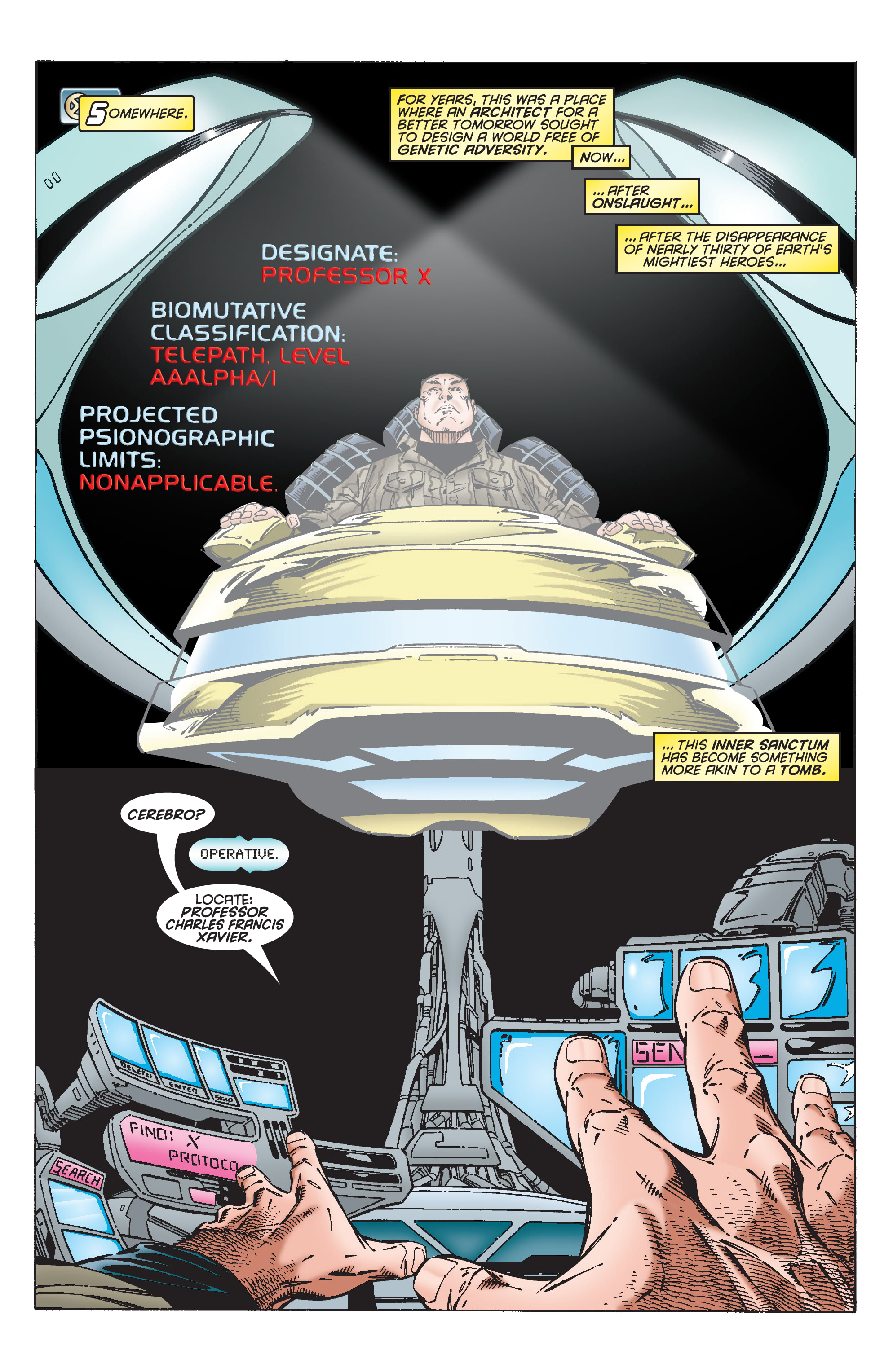 Read online X-Men Milestones: Onslaught comic -  Issue # TPB (Part 4) - 100