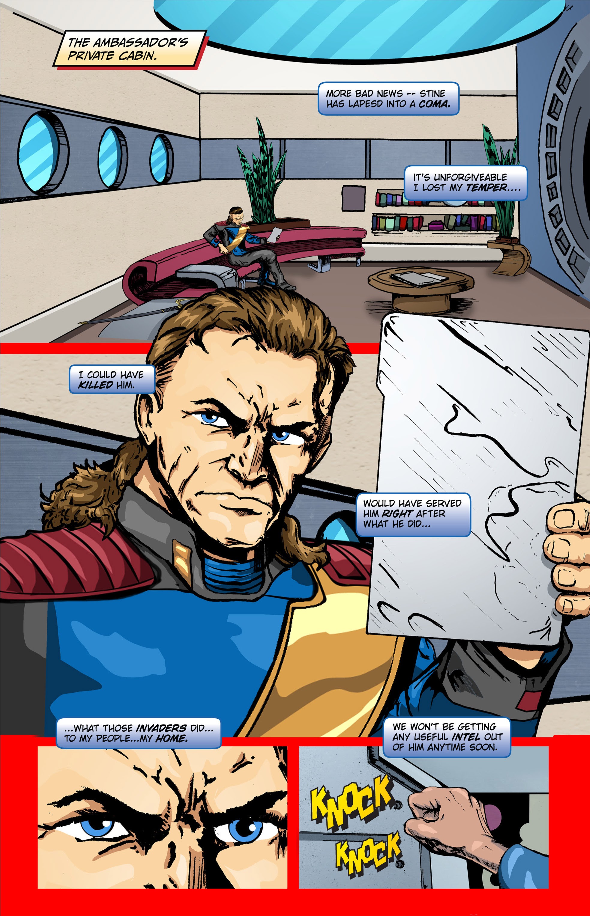 Read online William Shatner's Man O' War comic -  Issue #5 - 11