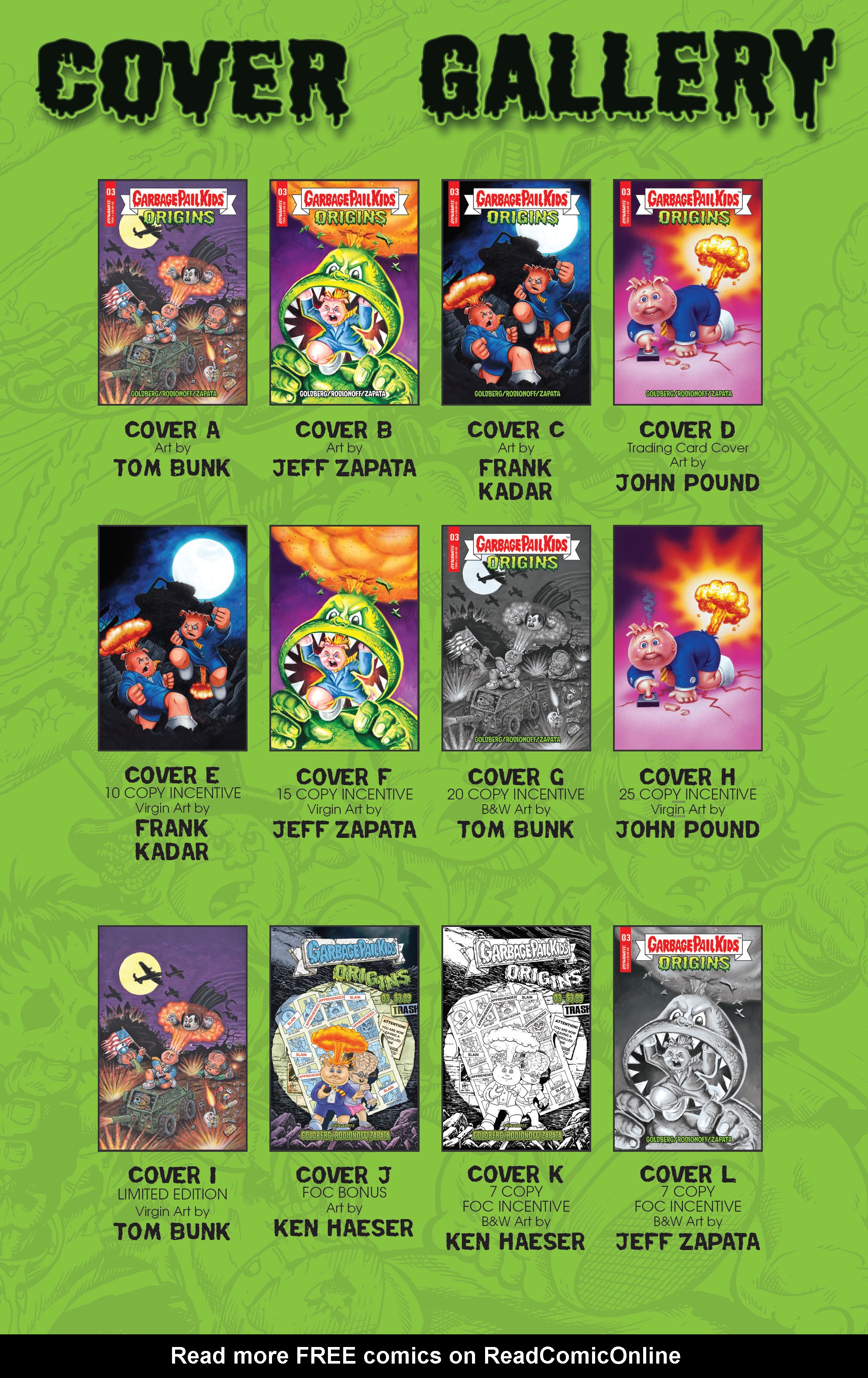 Read online Garbage Pail Kids: Origins comic -  Issue #3 - 28