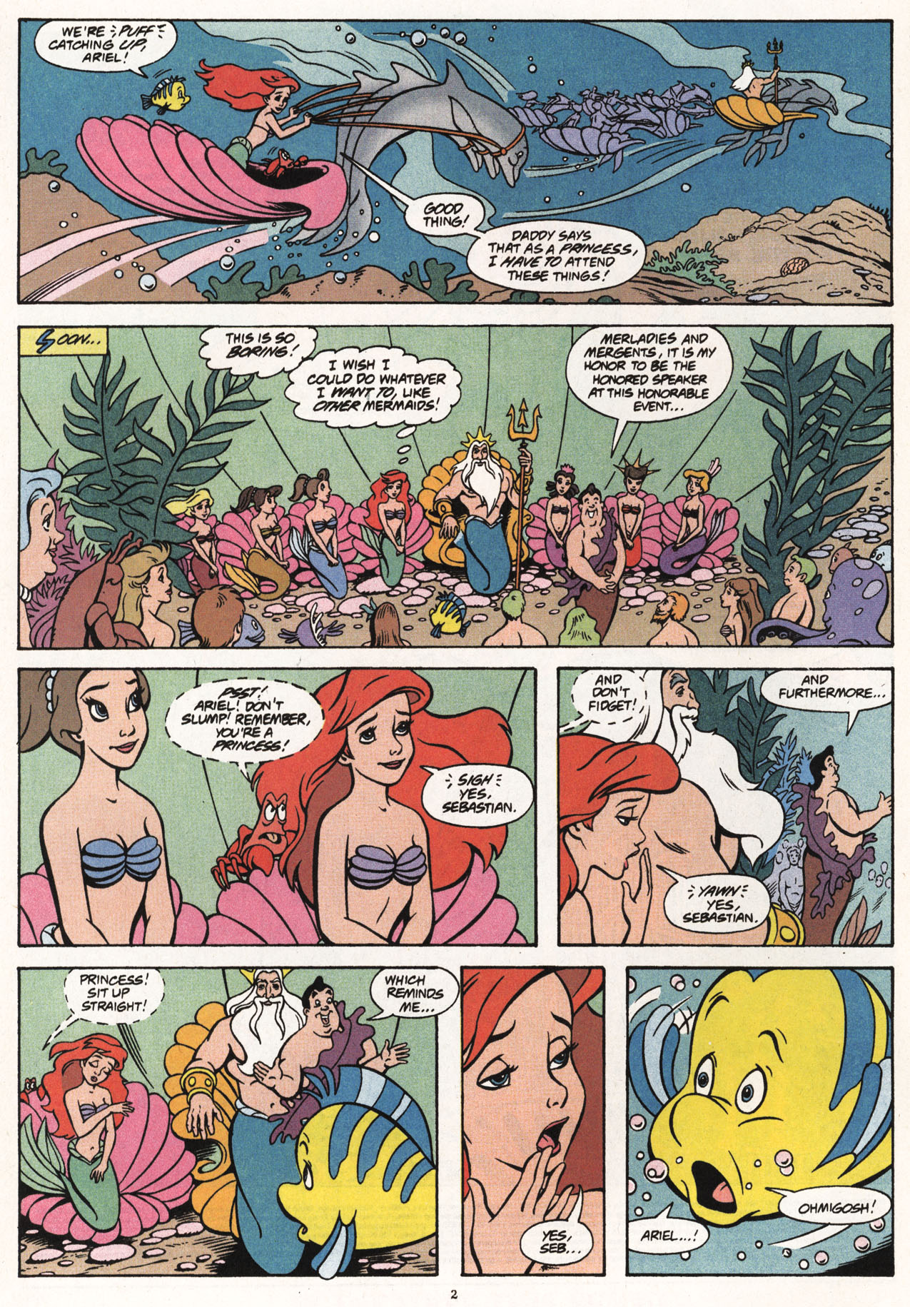 Read online Disney's The Little Mermaid comic -  Issue #1 - 4