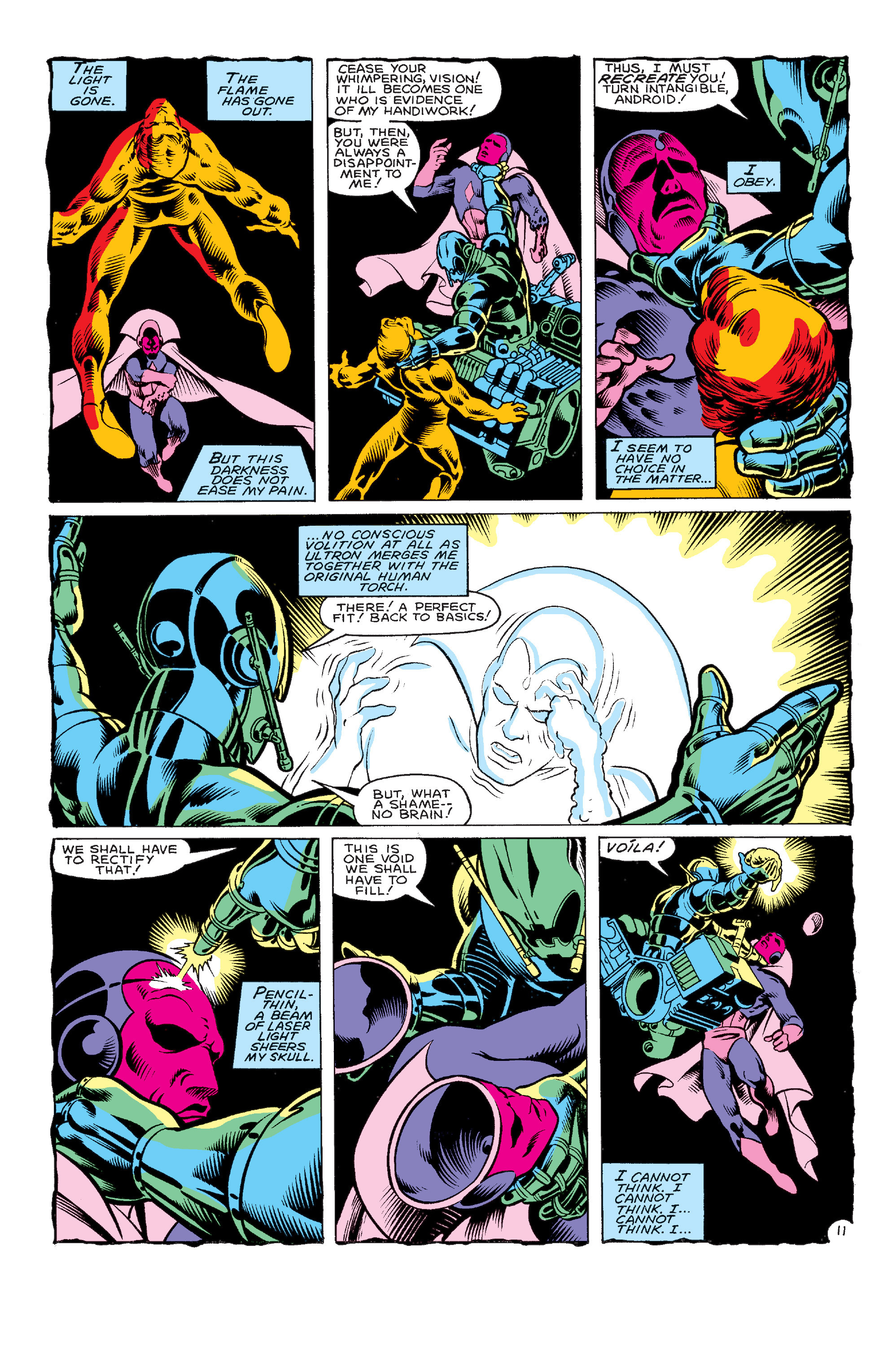 Read online The Vision and the Scarlet Witch (1982) comic -  Issue #3 - 12