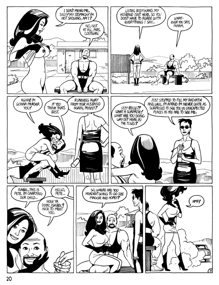 Read online Love and Rockets (1982) comic -  Issue #38 - 22