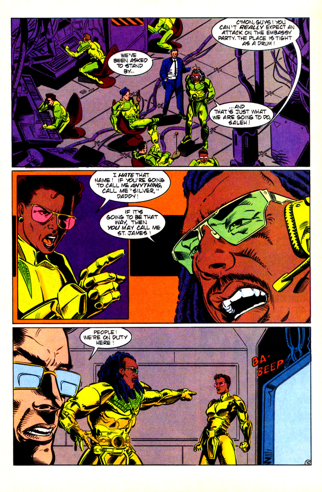 Read online The Web (1991) comic -  Issue #7 - 11