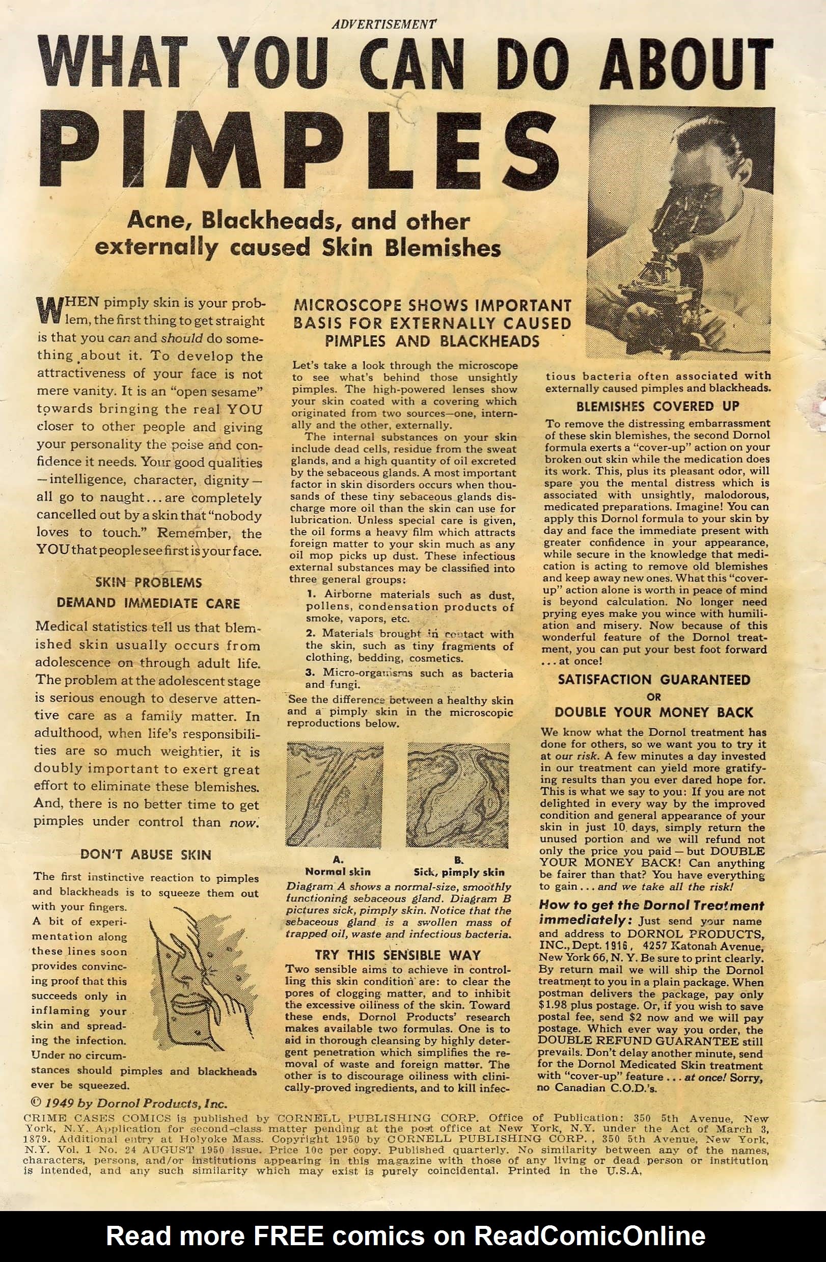 Read online Crime Cases Comics (1950) comic -  Issue #24 - 2