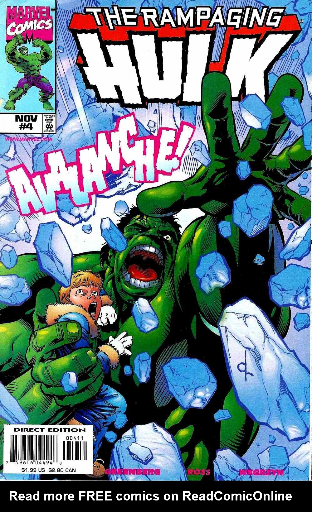 Read online The Rampaging Hulk (1998) comic -  Issue #4 - 1