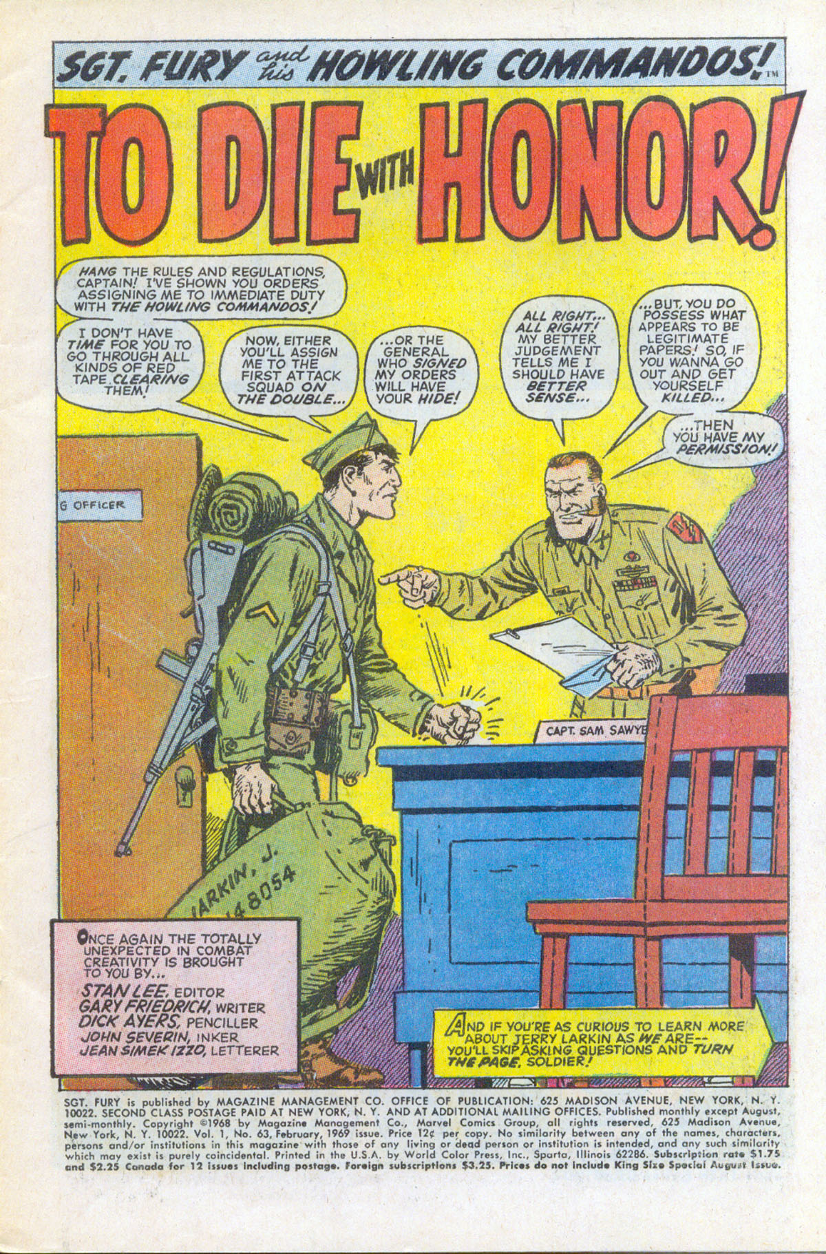 Read online Sgt. Fury comic -  Issue #63 - 3