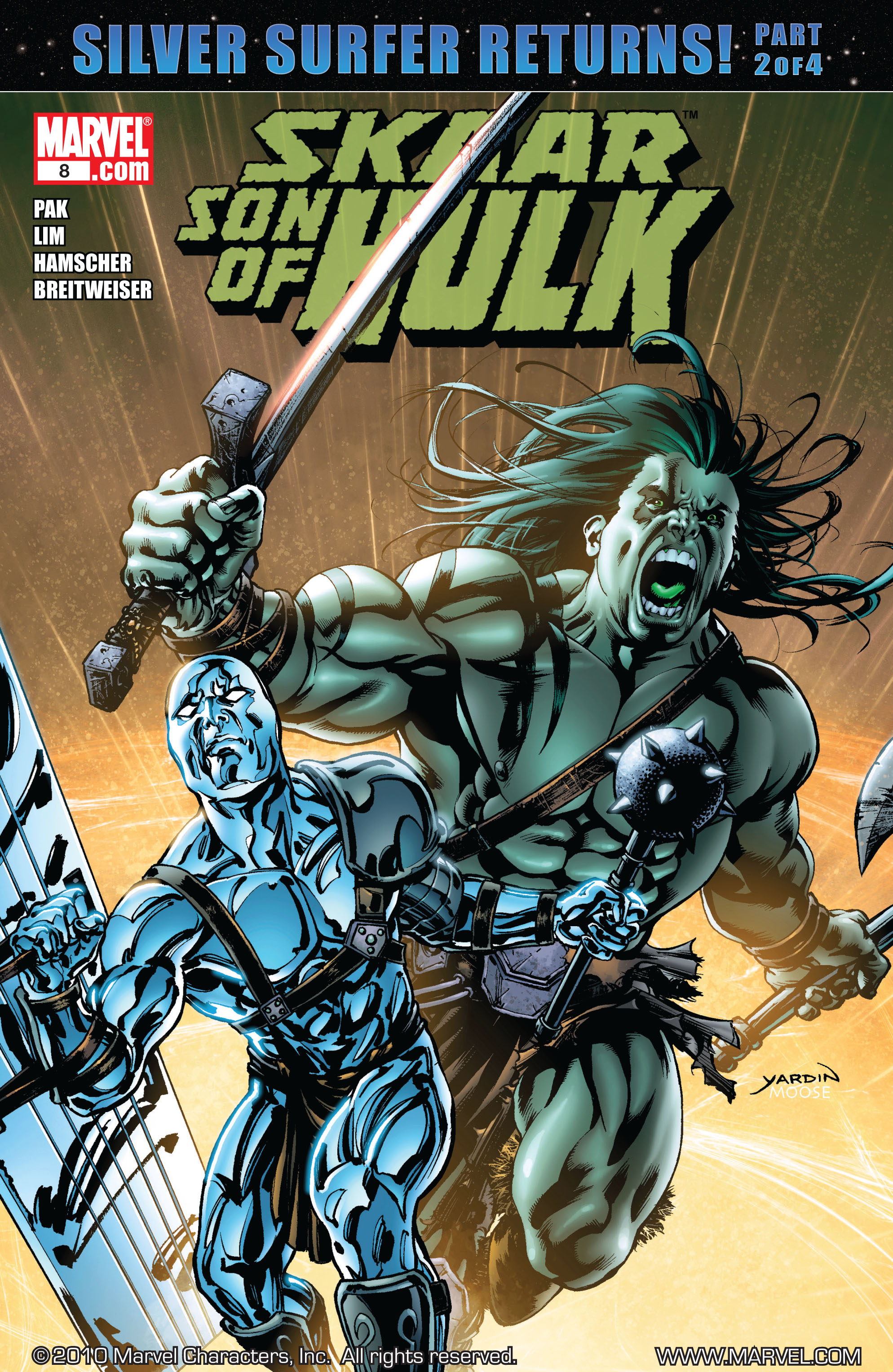 Read online Skaar: Son of Hulk comic -  Issue #8 - 1