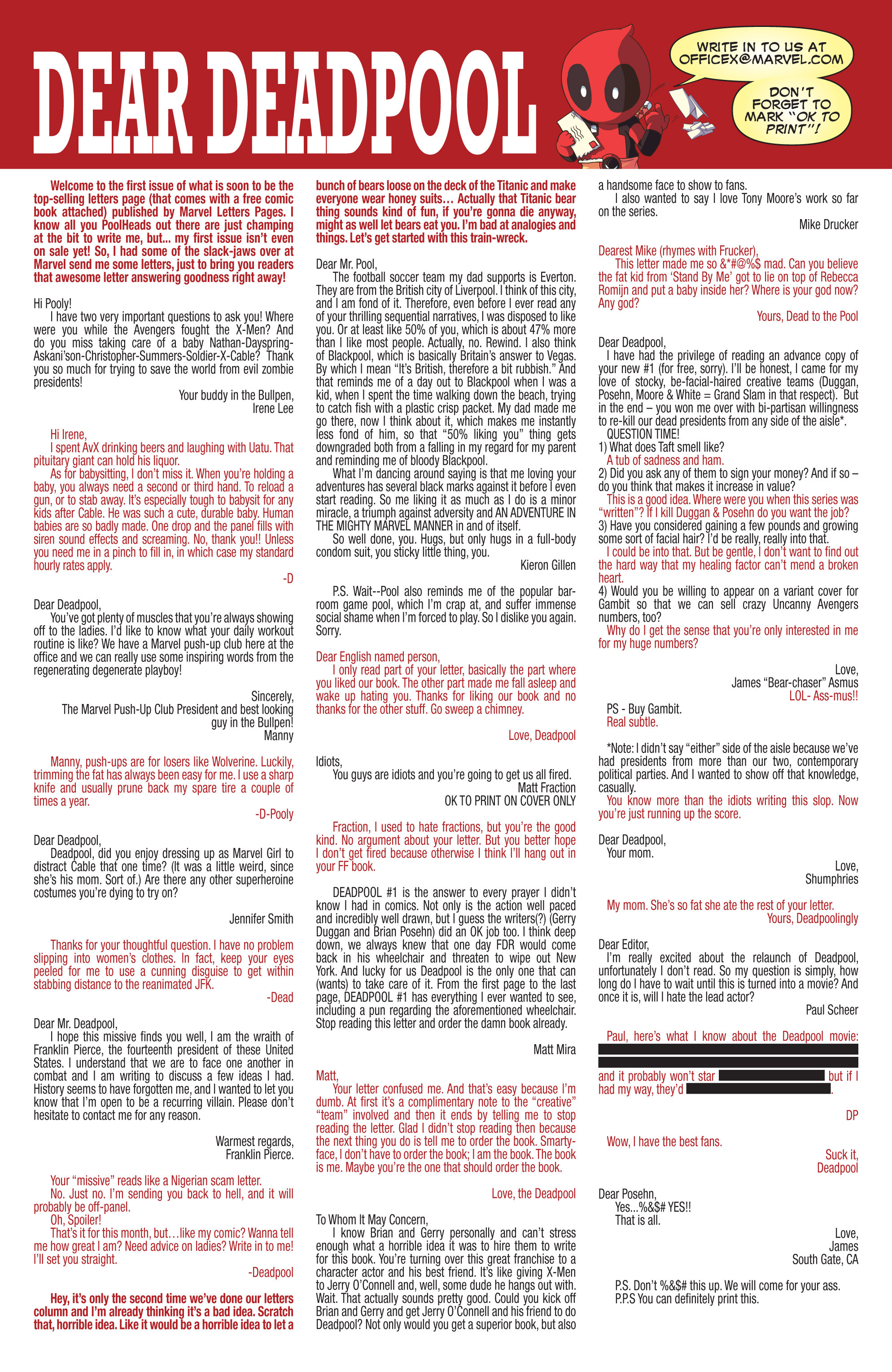 Read online Deadpool: Dead Presidents comic -  Issue # Full - 150