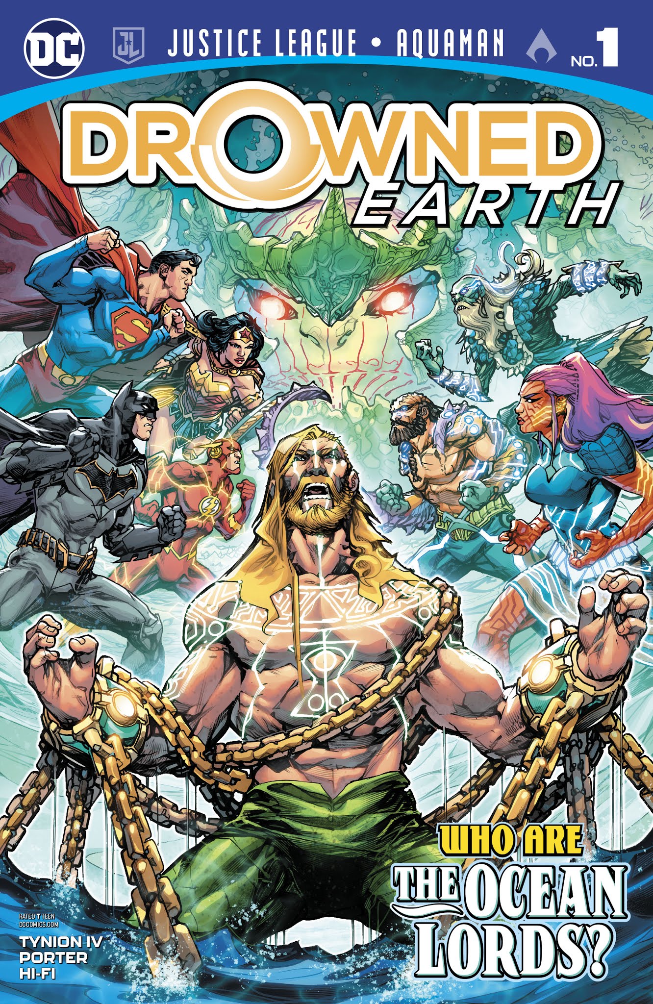 Read online Justice League/Aquaman: Drowned Earth Special comic -  Issue # Full - 1