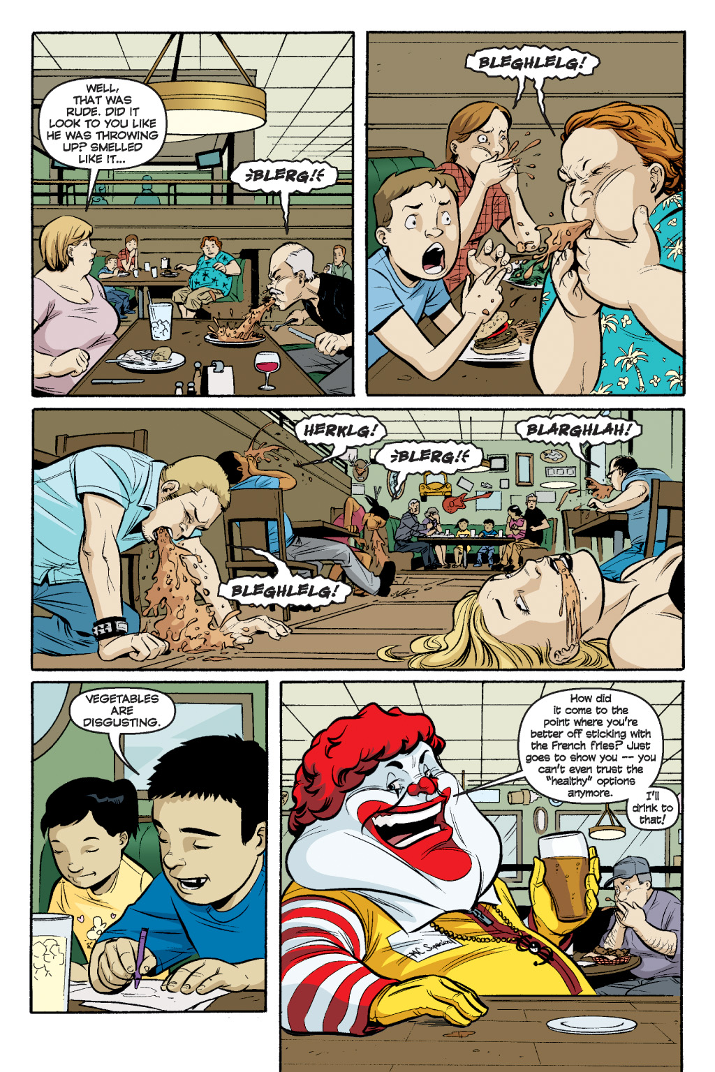 Read online Supersized: Strange Tales from a Fast-Food Culture comic -  Issue # TPB - 59