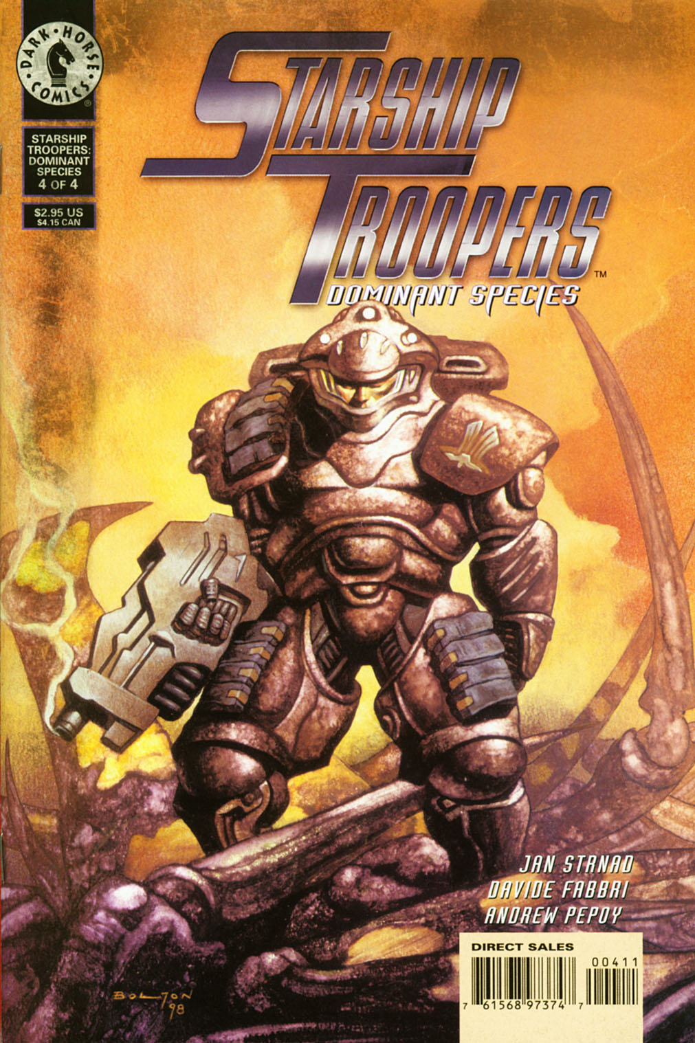 Read online Starship Troopers: Dominant Species comic -  Issue #4 - 1