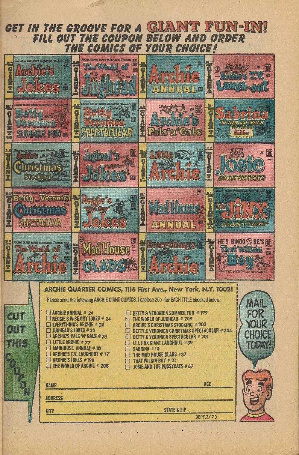 Read online Archie at Riverdale High (1972) comic -  Issue #5 - 12