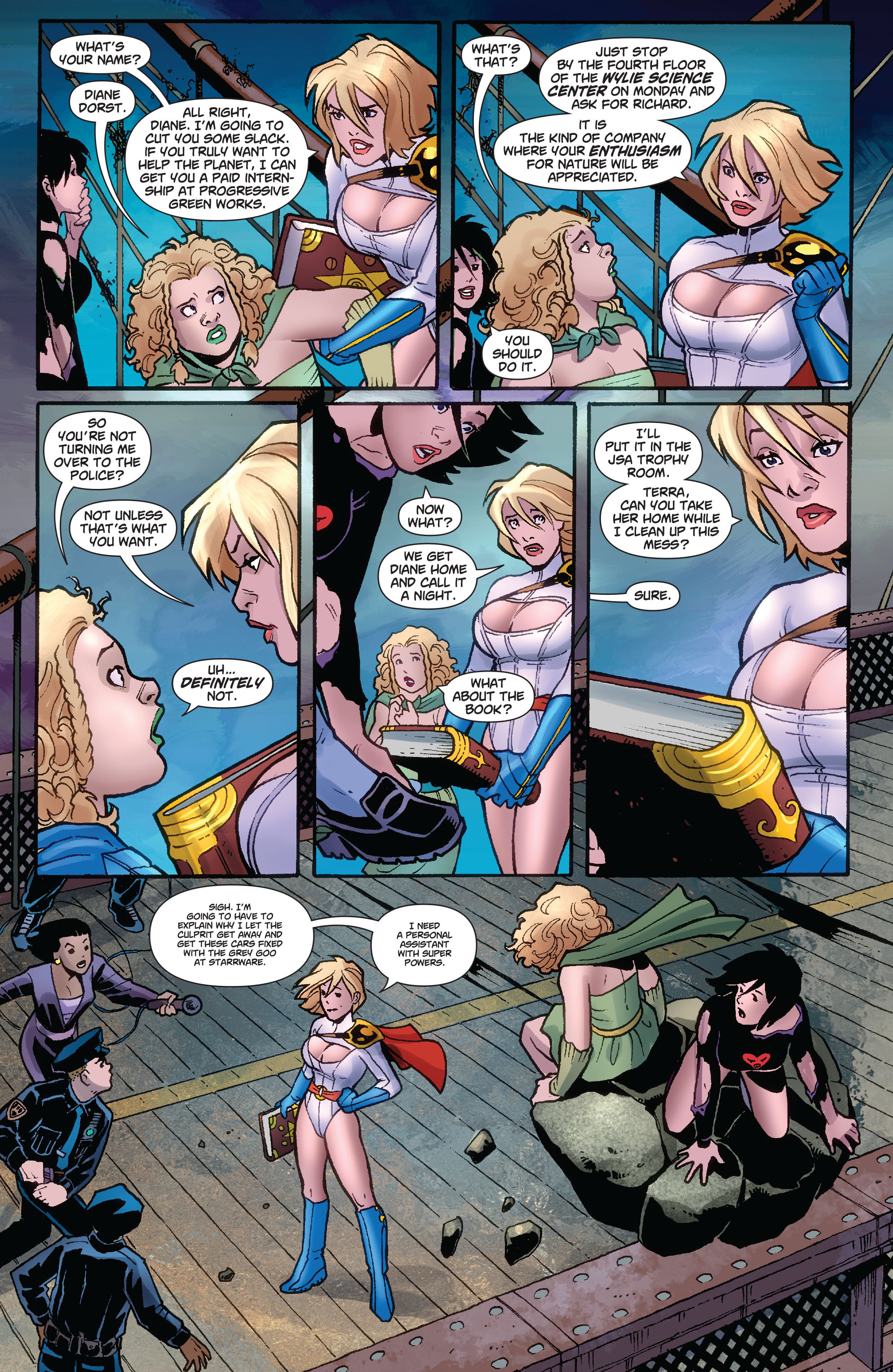 Read online Power Girl (2009) comic -  Issue #4 - 18