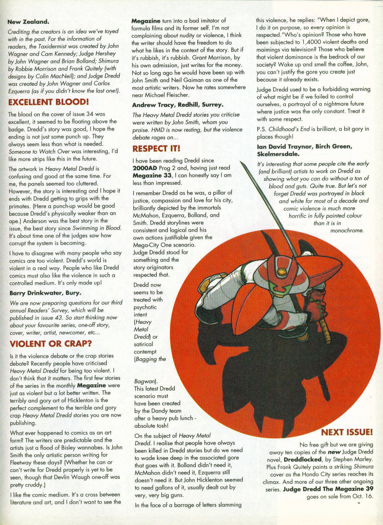 Read online Judge Dredd: The Megazine (vol. 2) comic -  Issue #38 - 23