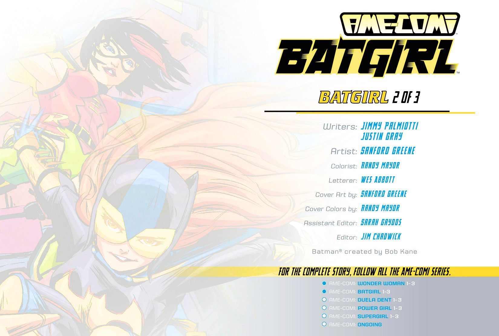 Read online Ame-Comi: Batgirl comic -  Issue #2 - 2