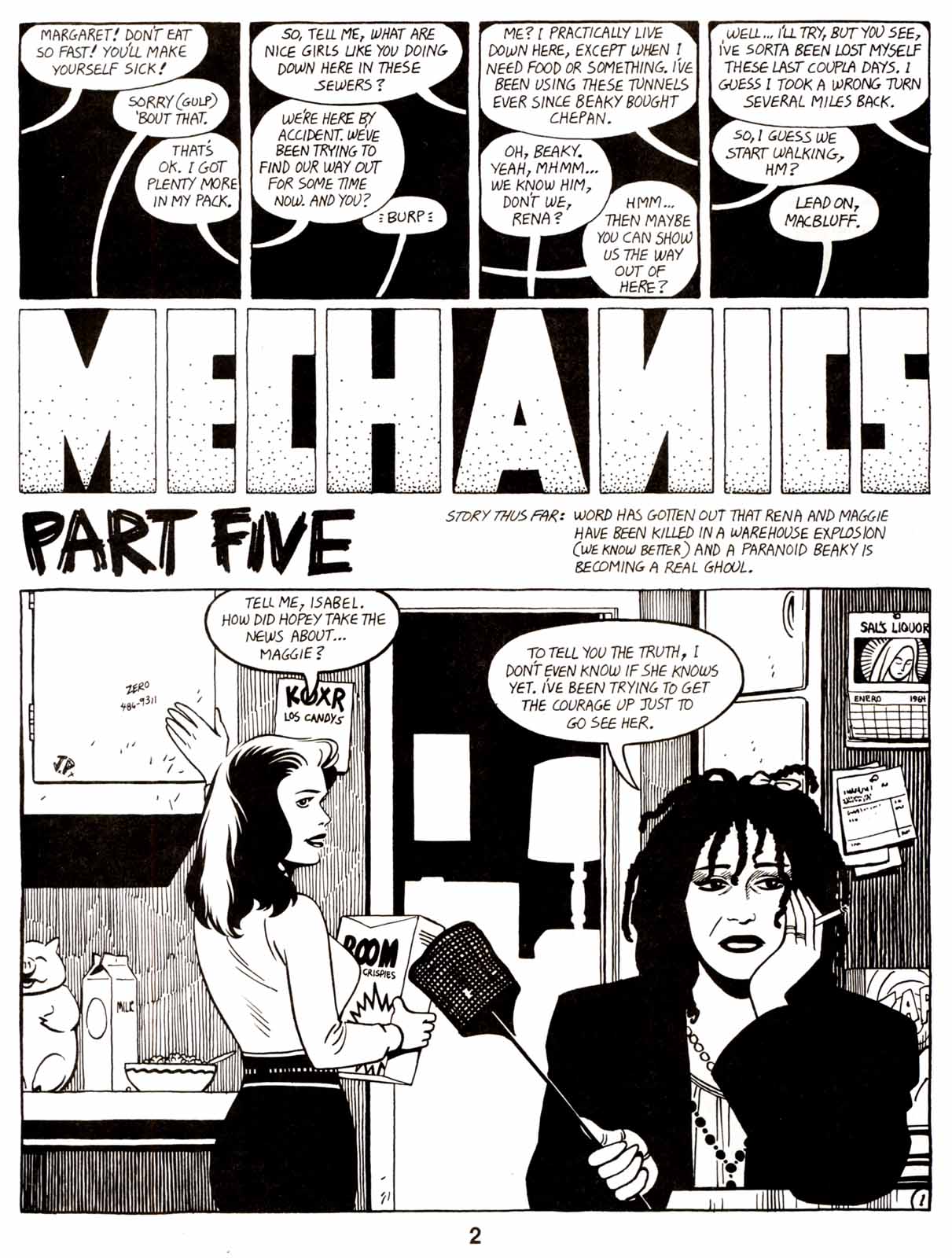 Read online Love and Rockets (1982) comic -  Issue #10 - 4