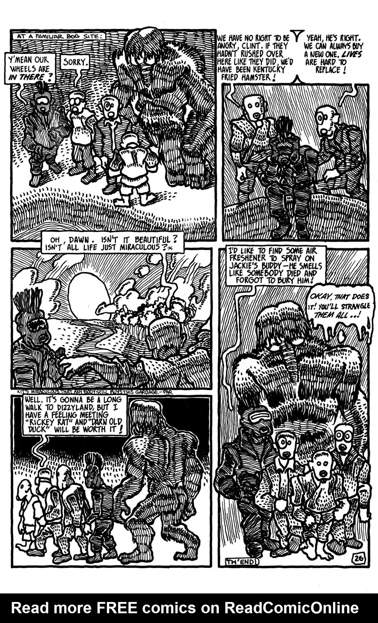 Read online Adolescent Radioactive Black Belt Hamsters comic -  Issue #4 - 28