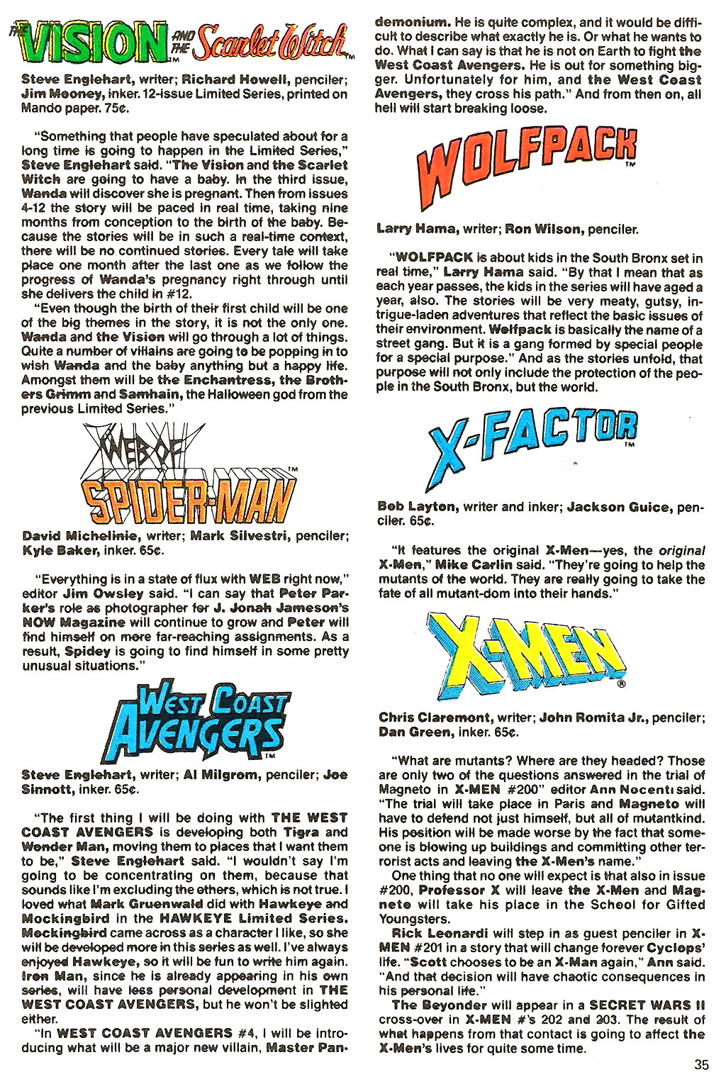 Marvel Age issue Annual 1 - Page 38