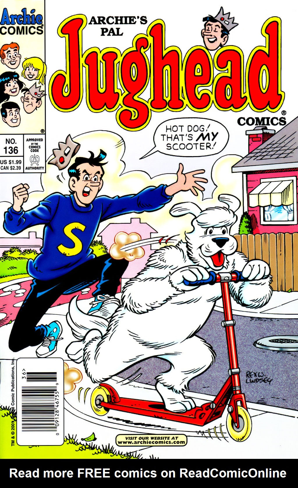 Read online Archie's Pal Jughead Comics comic -  Issue #136 - 1
