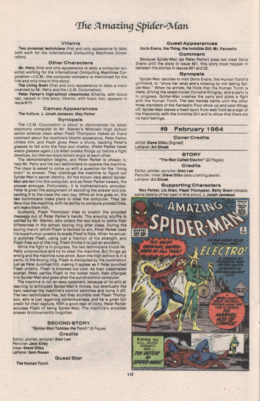 Read online The Official Marvel Index to The Amazing Spider-Man comic -  Issue #1 - 12