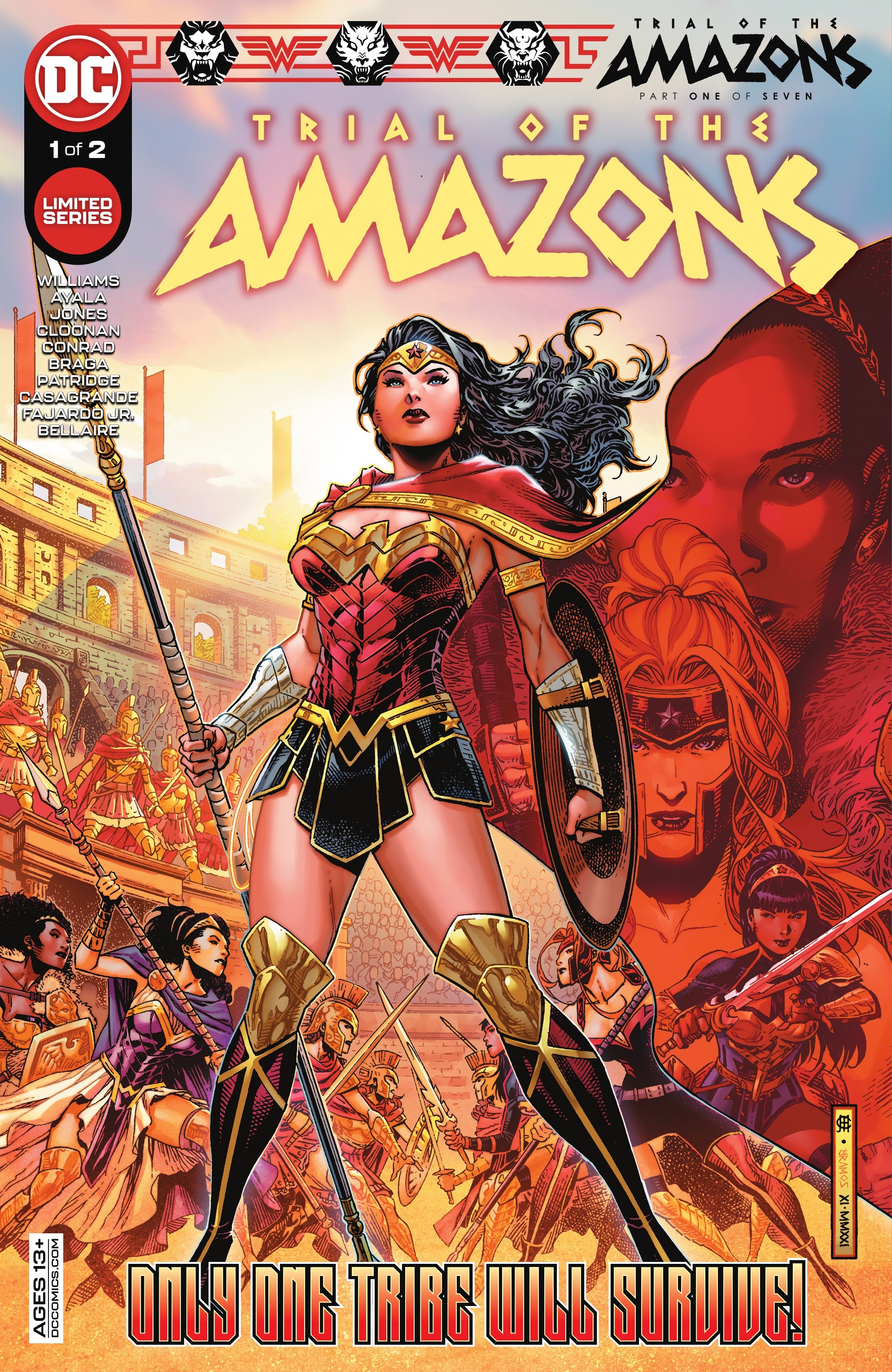 Read online Trial of the Amazons comic -  Issue #1 - 1