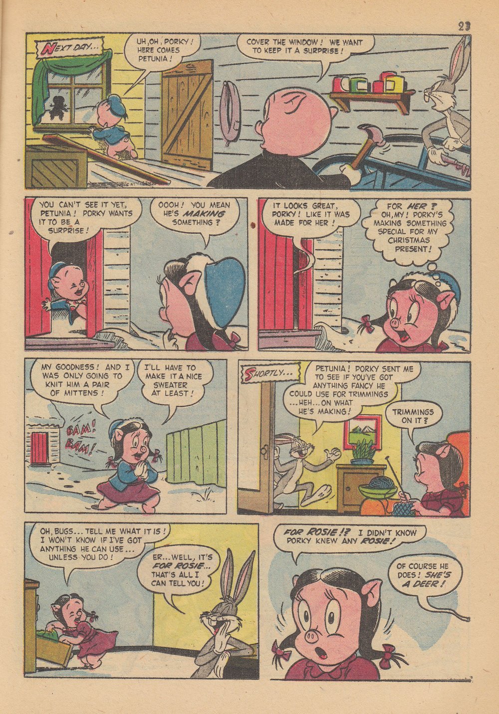 Read online Bugs Bunny's Christmas Funnies comic -  Issue # TPB 6 - 25