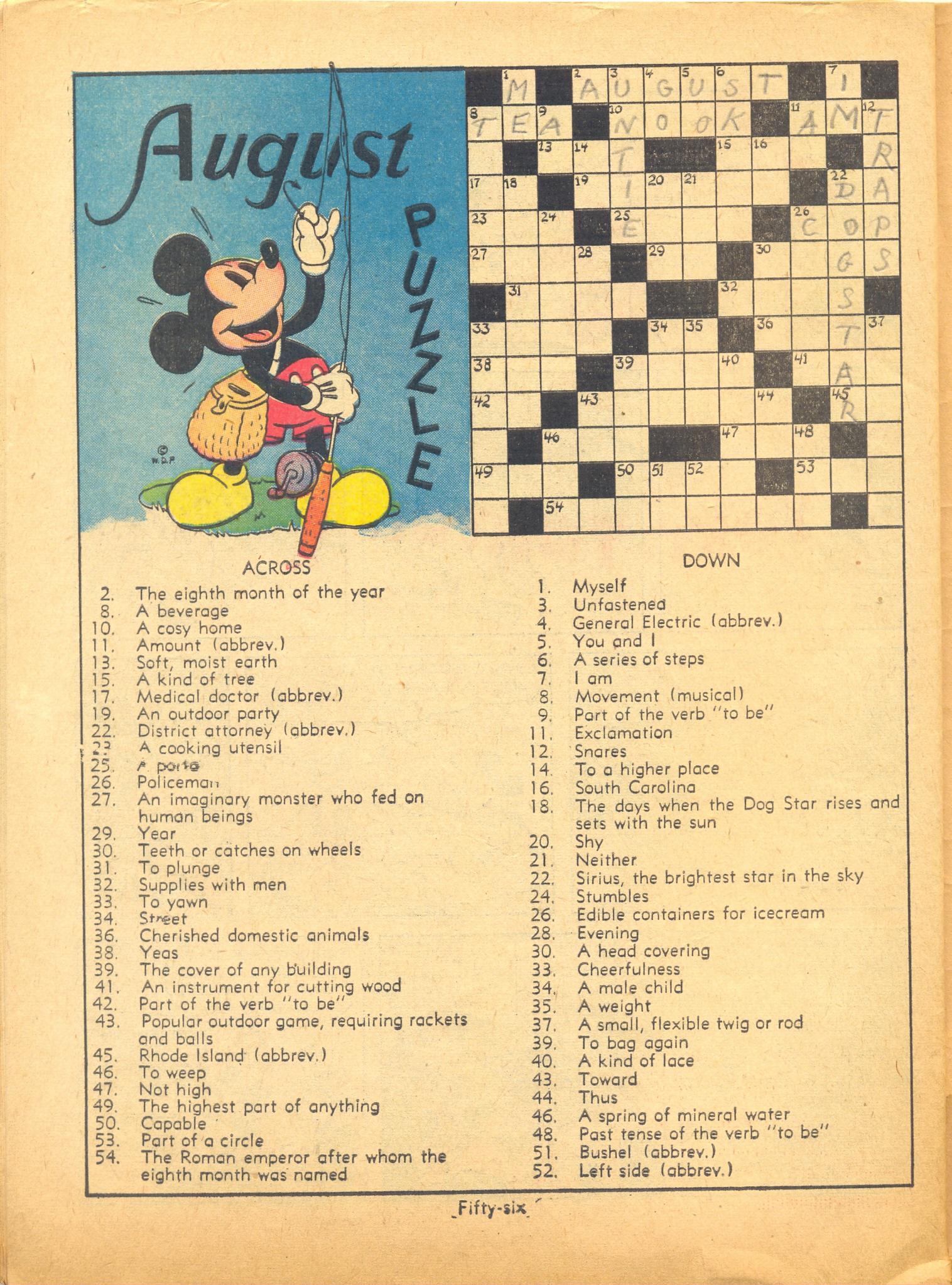 Read online Walt Disney's Comics and Stories comic -  Issue #11 - 58