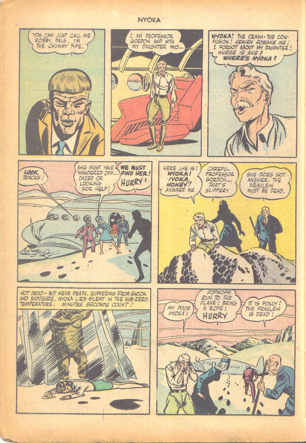 Read online Nyoka the Jungle Girl (1945) comic -  Issue #7 - 16