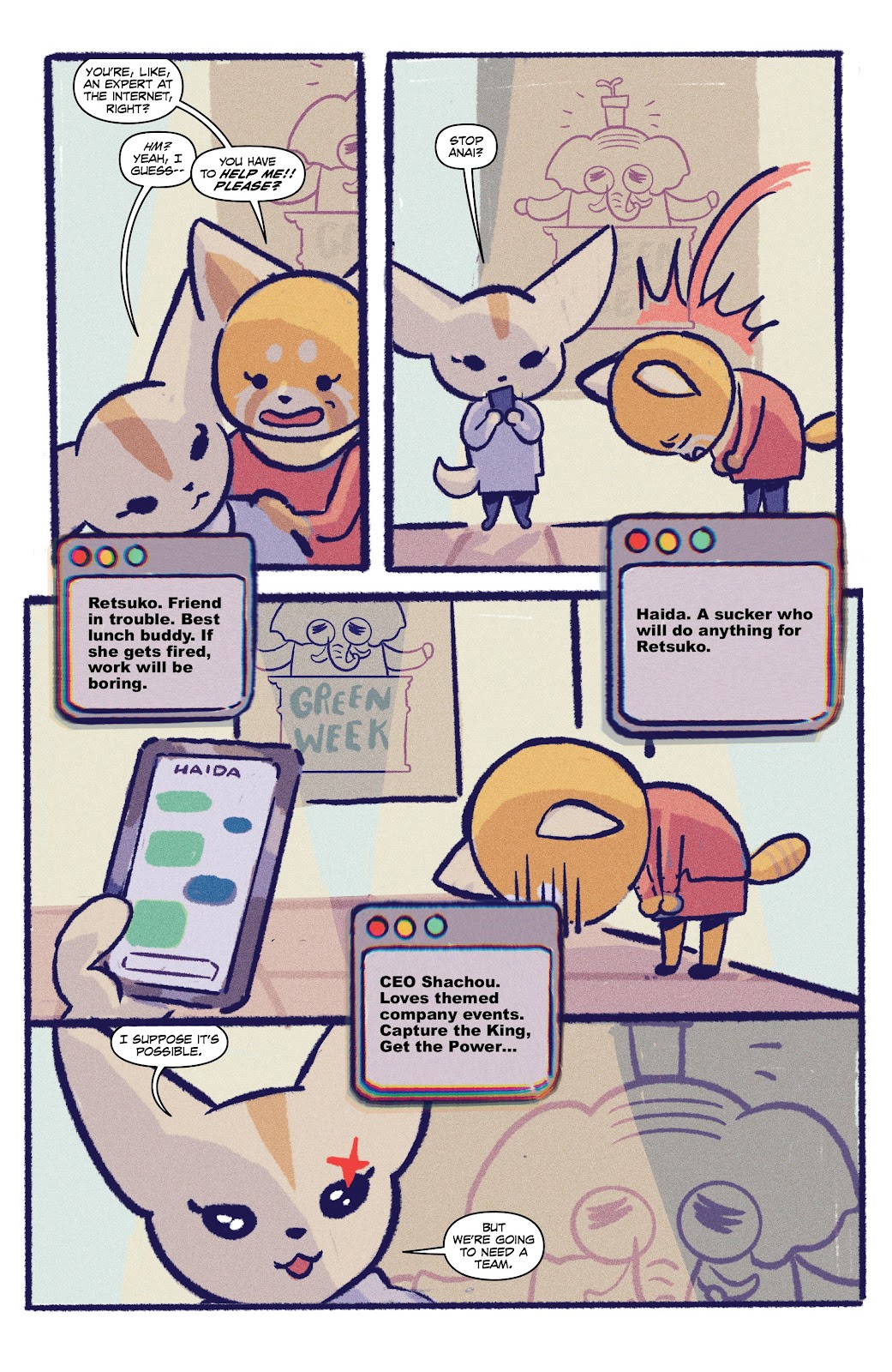 Aggretsuko Meet Her Friends issue 2 - Page 10