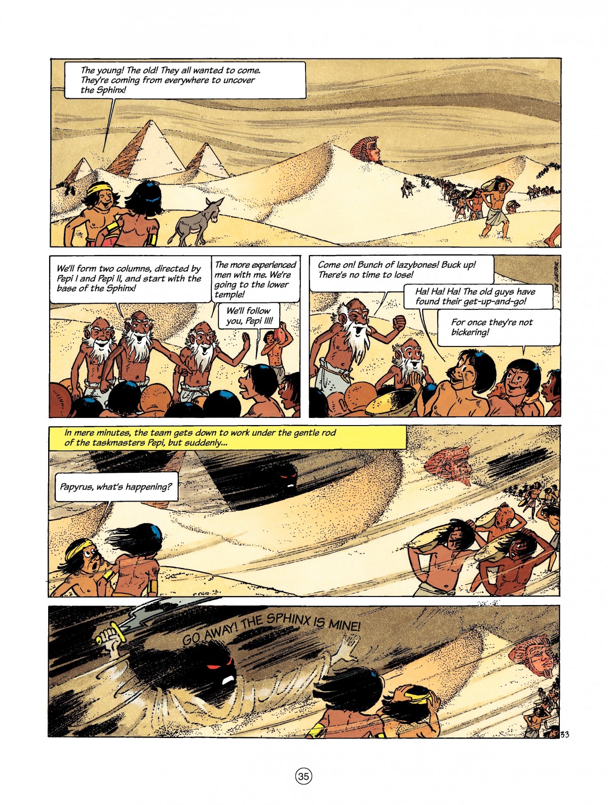 Read online Papyrus comic -  Issue #5 - 35