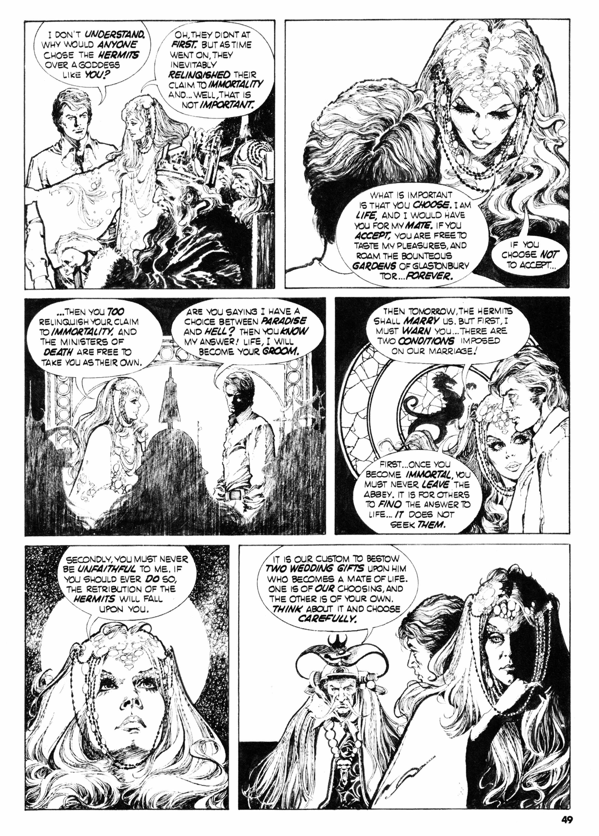 Read online Vampirella (1969) comic -  Issue #63 - 49