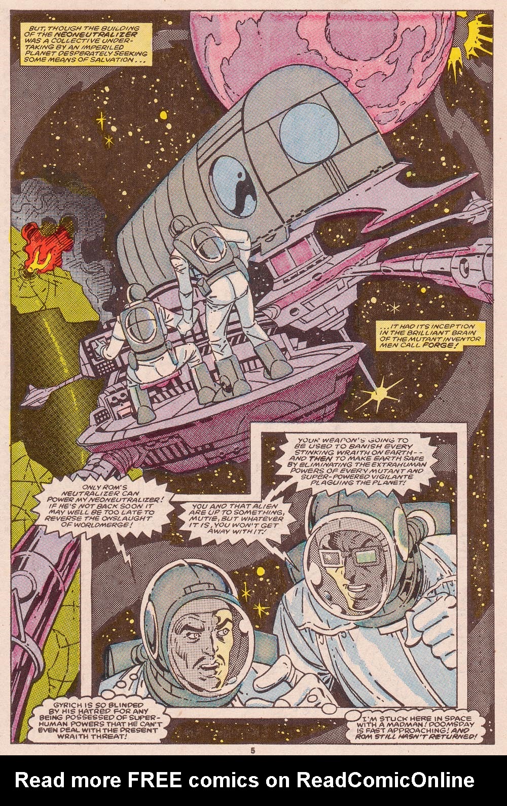 Read online ROM (1979) comic -  Issue #65 - 5