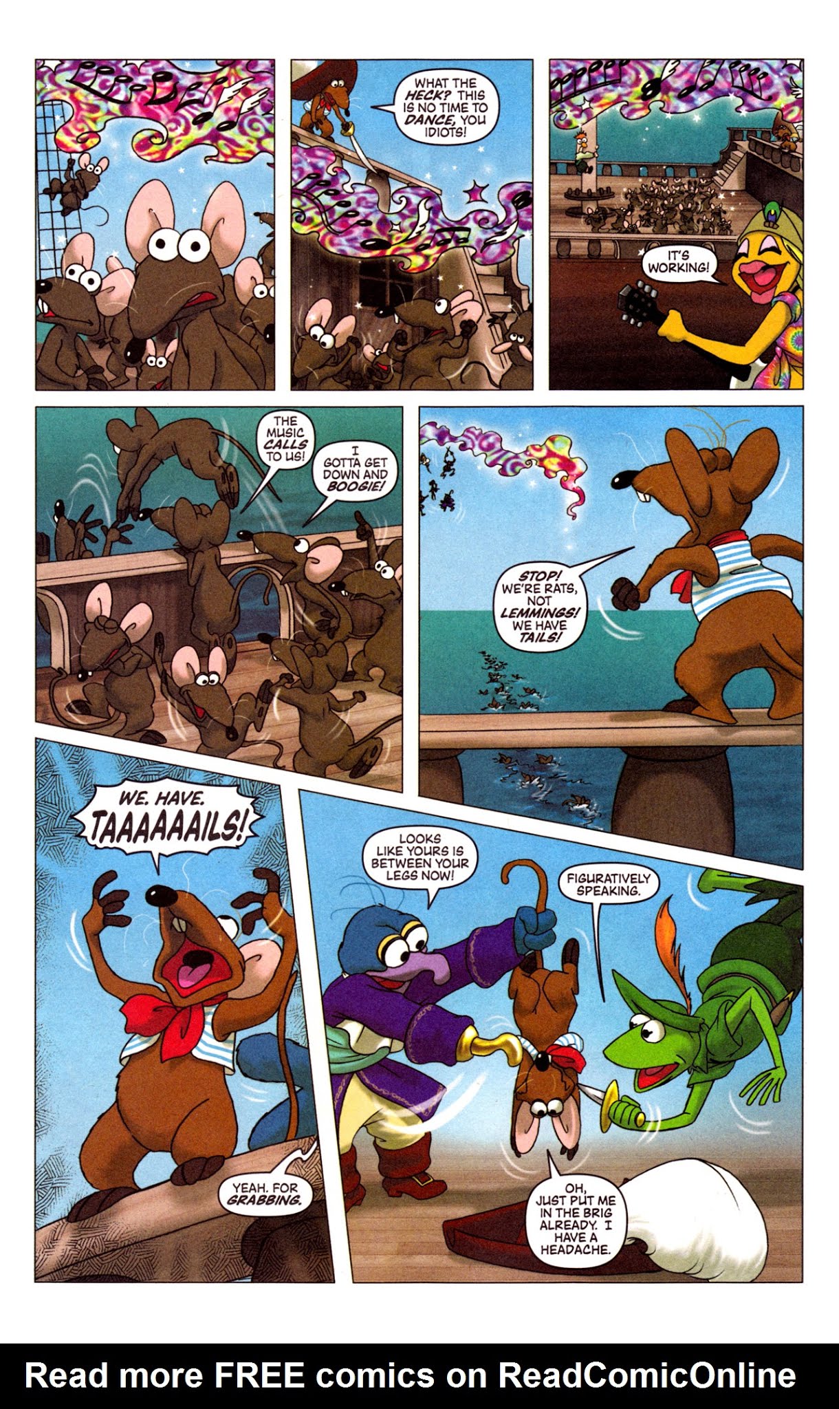 Read online Muppet Peter Pan comic -  Issue #4 - 18