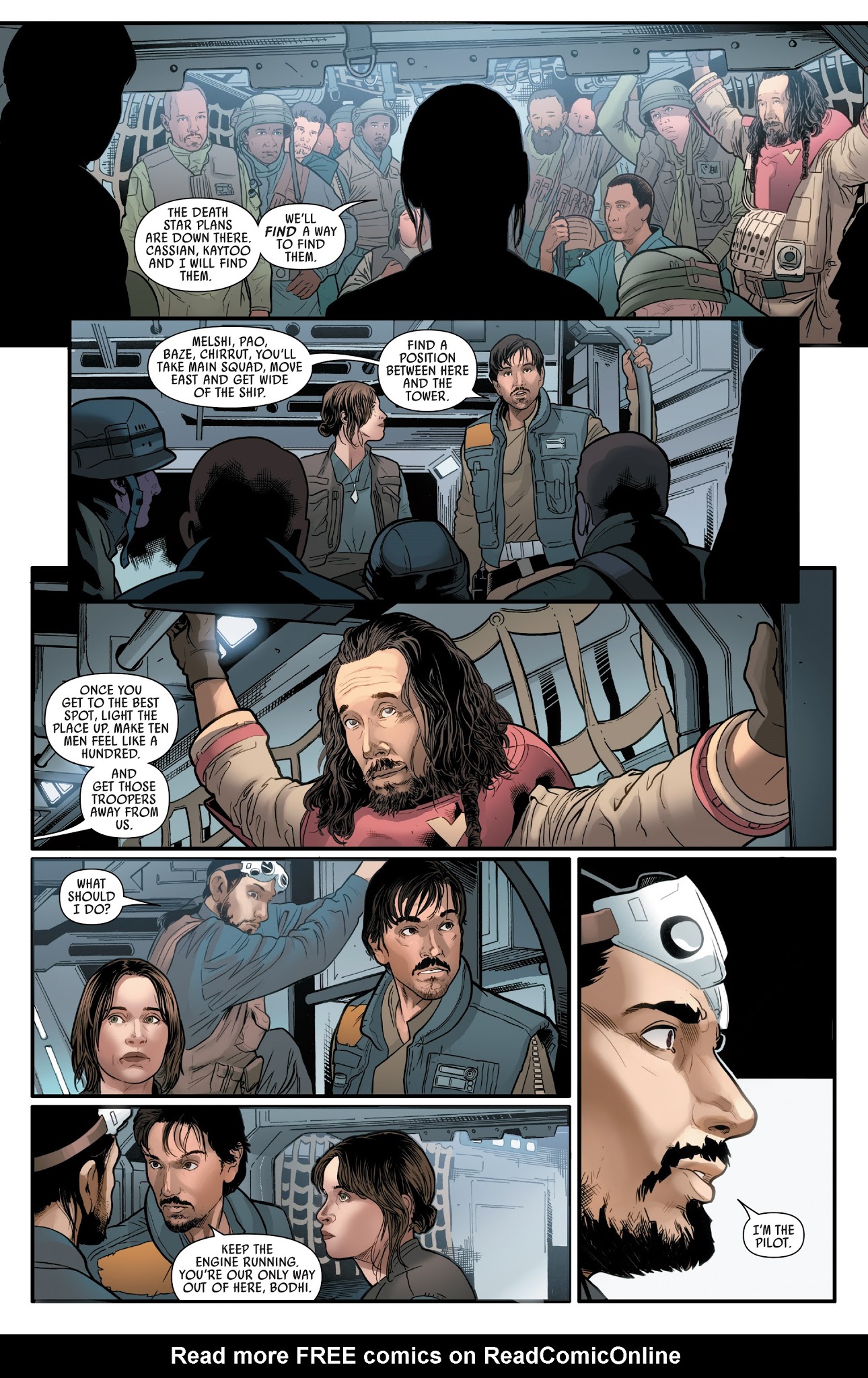 Read online Star Wars: Rogue One Adaptation comic -  Issue #5 - 6