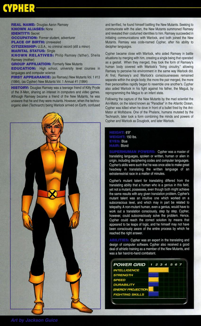 The Official Handbook of the Marvel Universe: Book of the Dead issue Full - Page 16