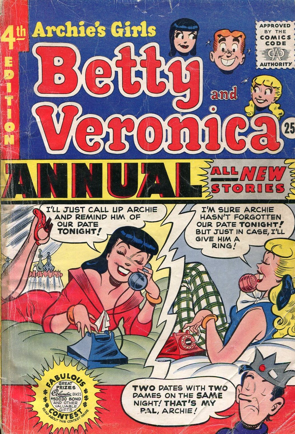 Read online Archie's Girls Betty and Veronica comic -  Issue #4 - 1