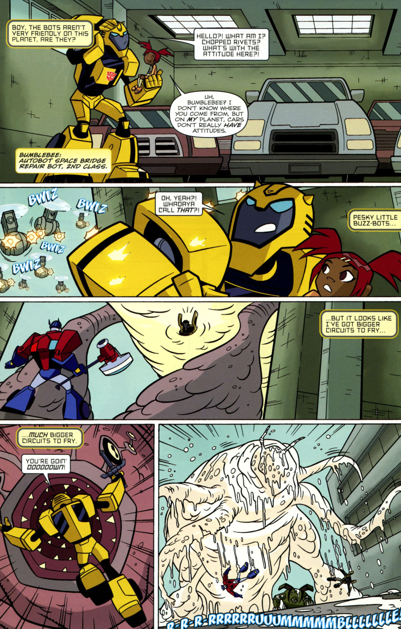 Read online Transformers Animated: The Arrival comic -  Issue #1 - 16