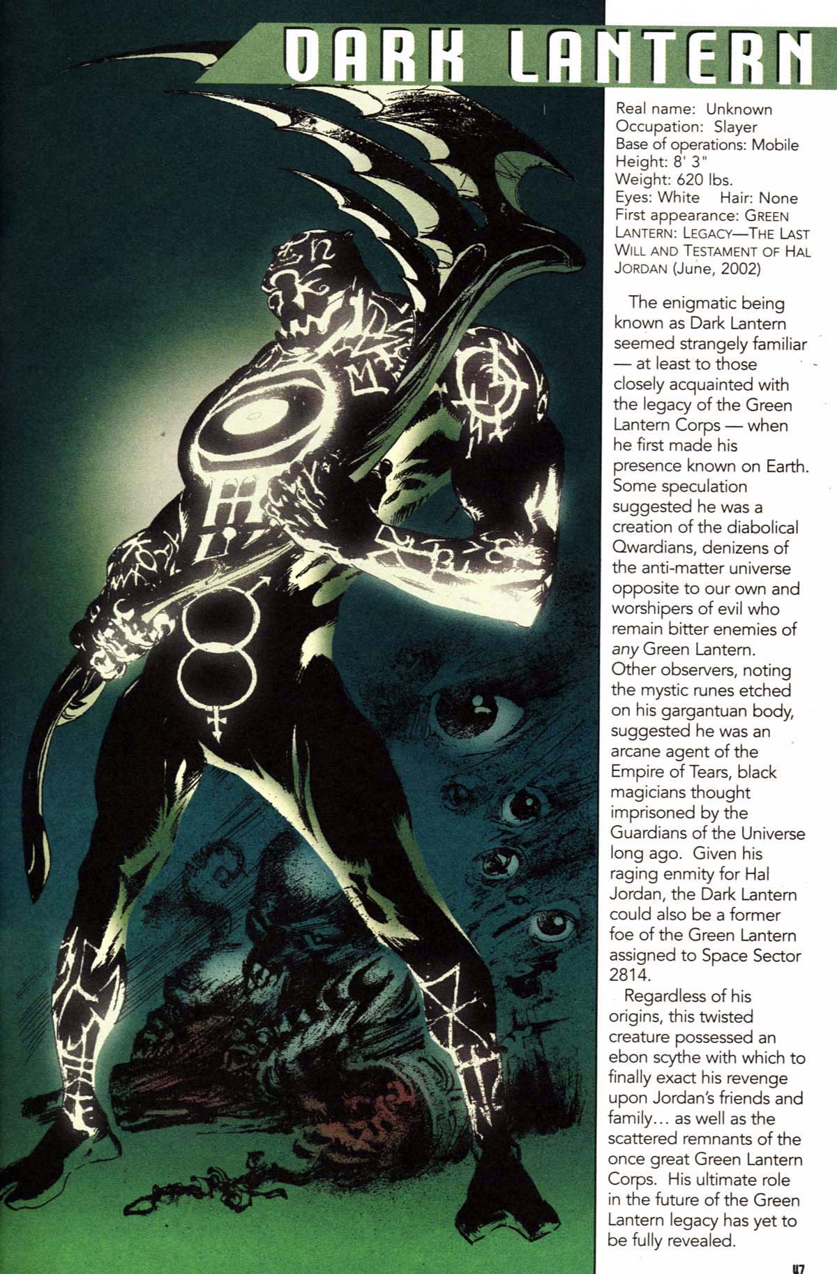 Read online Green Lantern Secret Files and Origins (2002) comic -  Issue # Full - 38