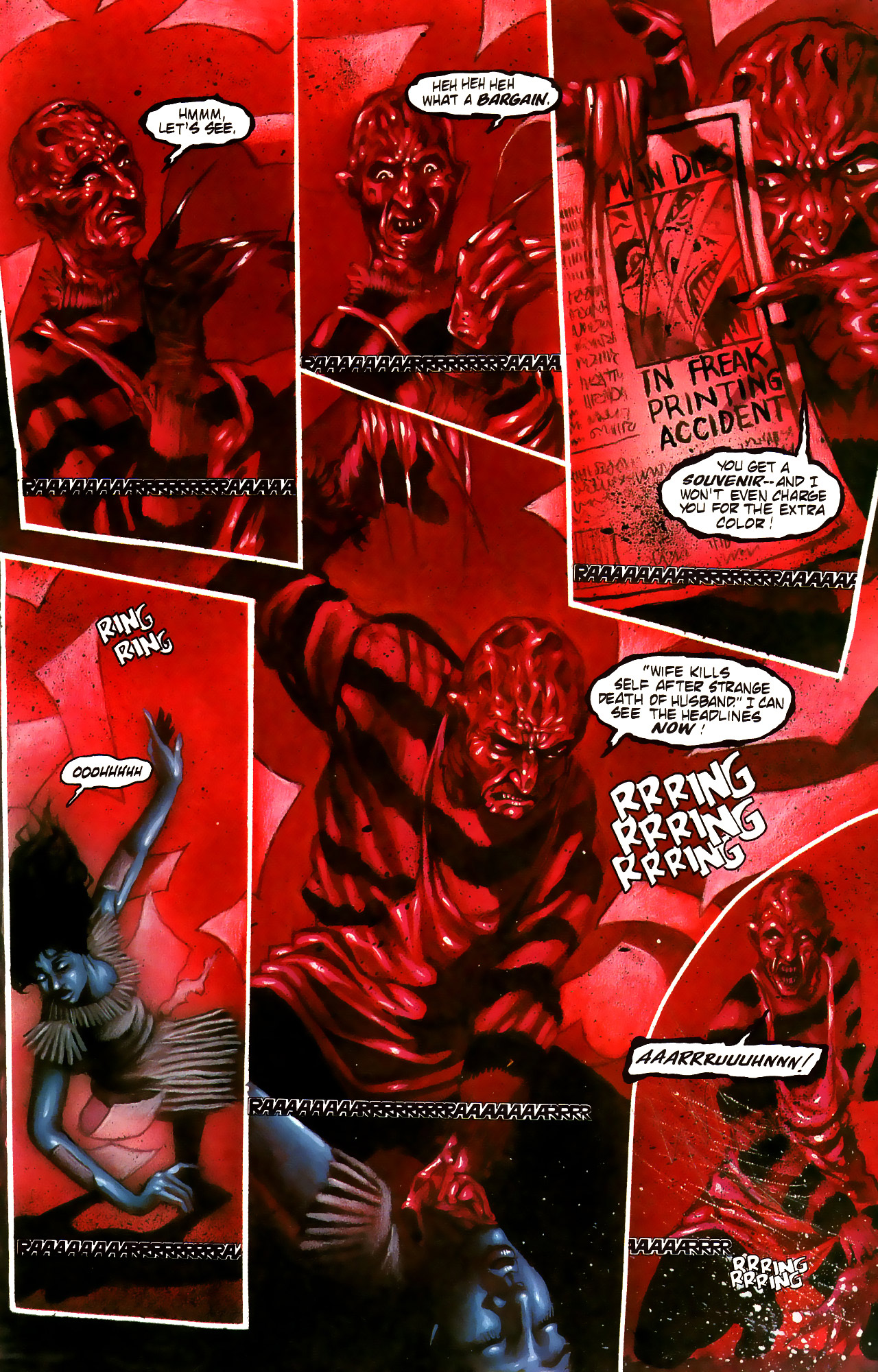 Read online Nightmares On Elm Street comic -  Issue #1 - 23