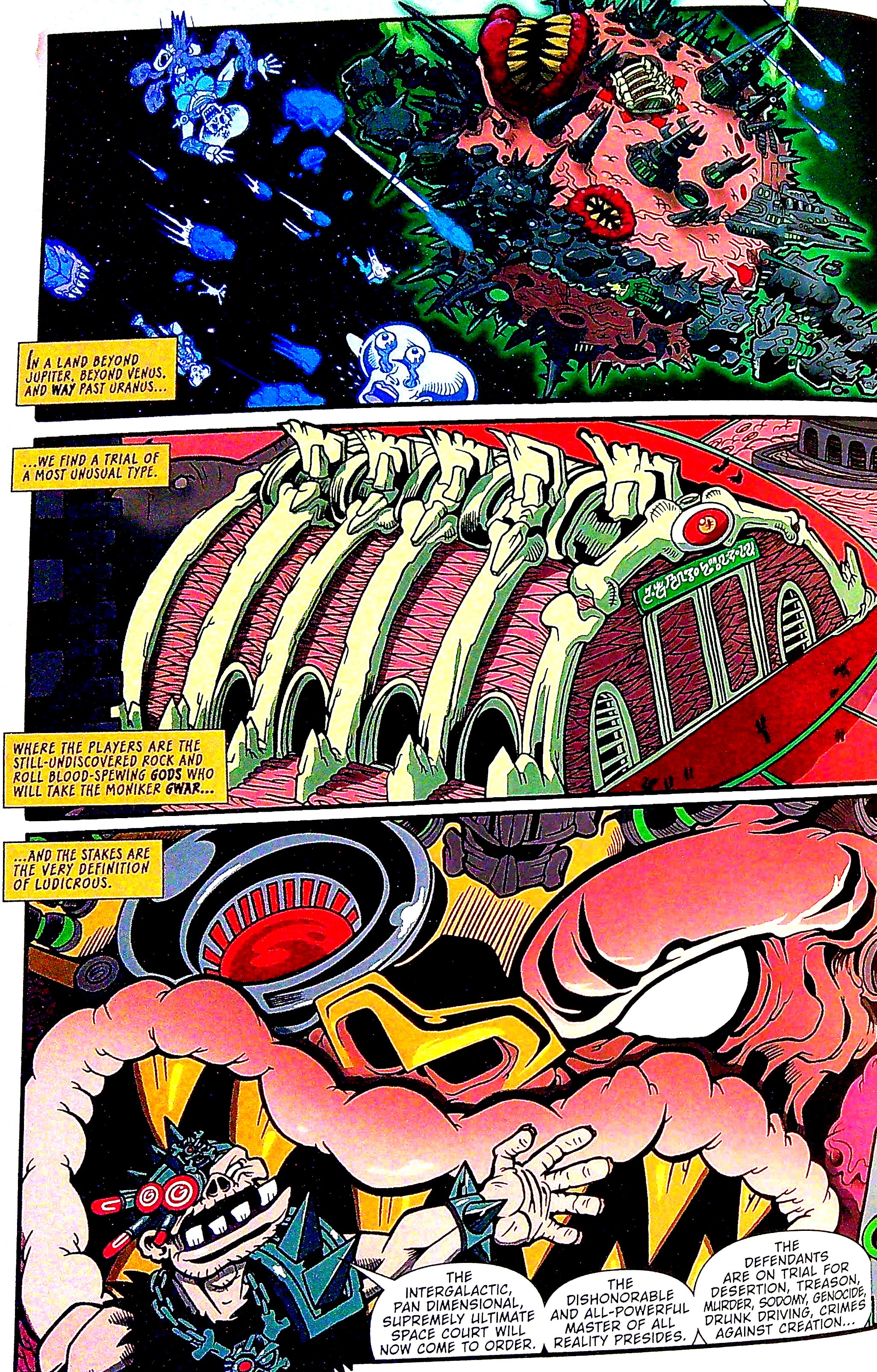 Read online GWAR: The Enormogantic Fail comic -  Issue # TPB - 4