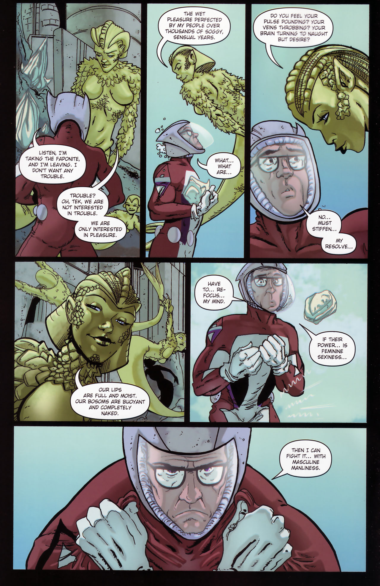 Read online Stephen Colbert's Tek Jansen comic -  Issue #3 - 22