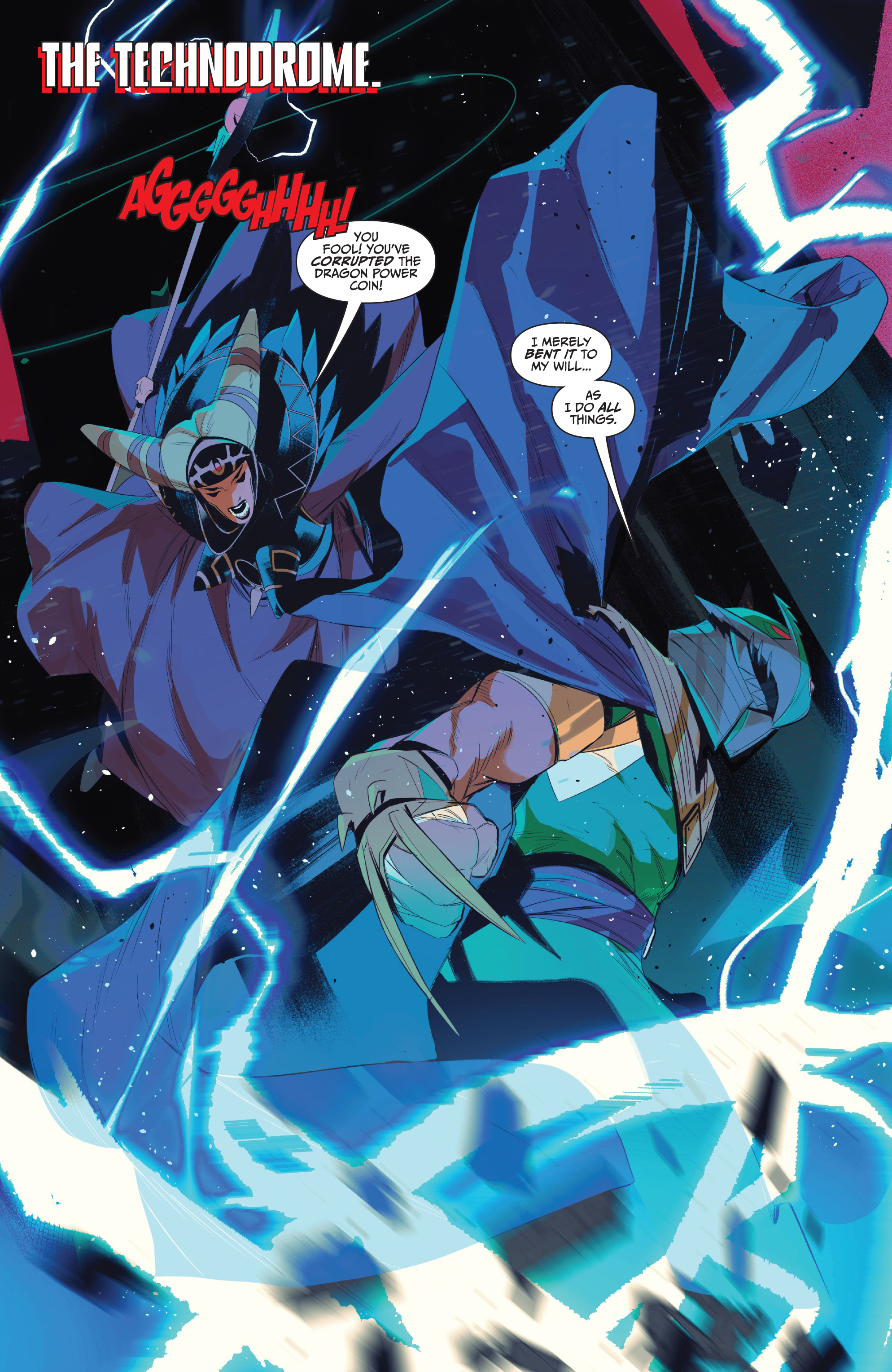 Read online Mighty Morphin Power Rangers: Teenage Mutant Ninja Turtles comic -  Issue #3 - 3