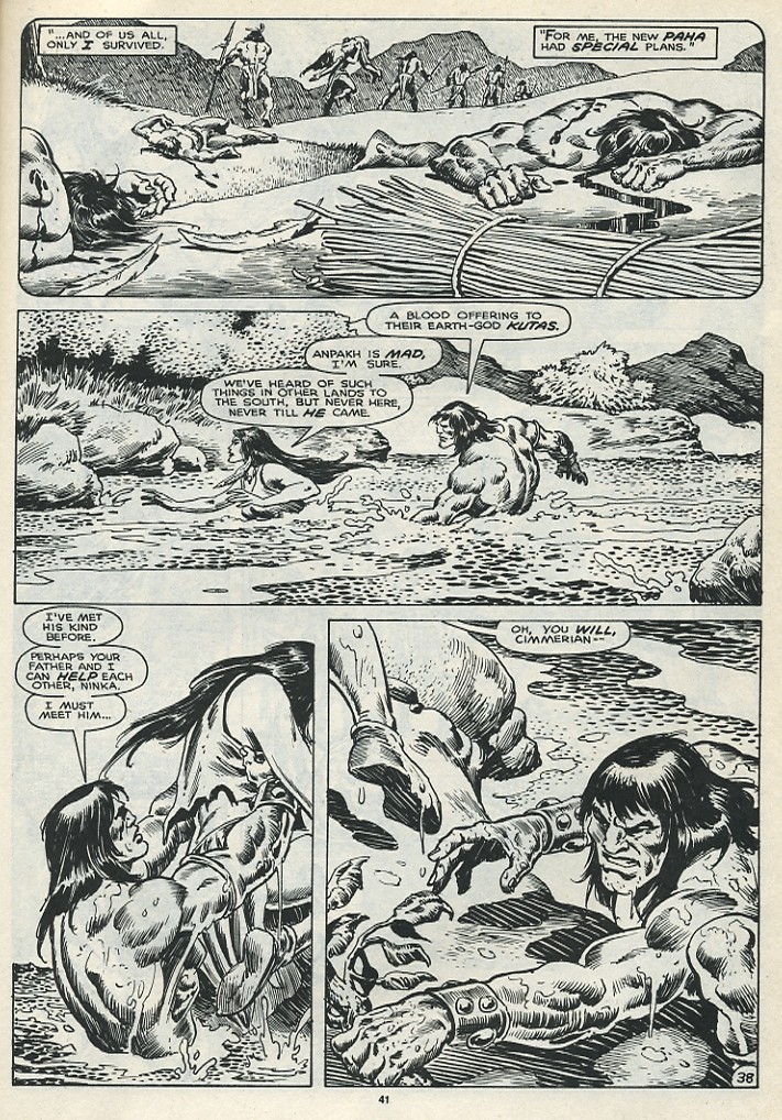 Read online The Savage Sword Of Conan comic -  Issue #167 - 43