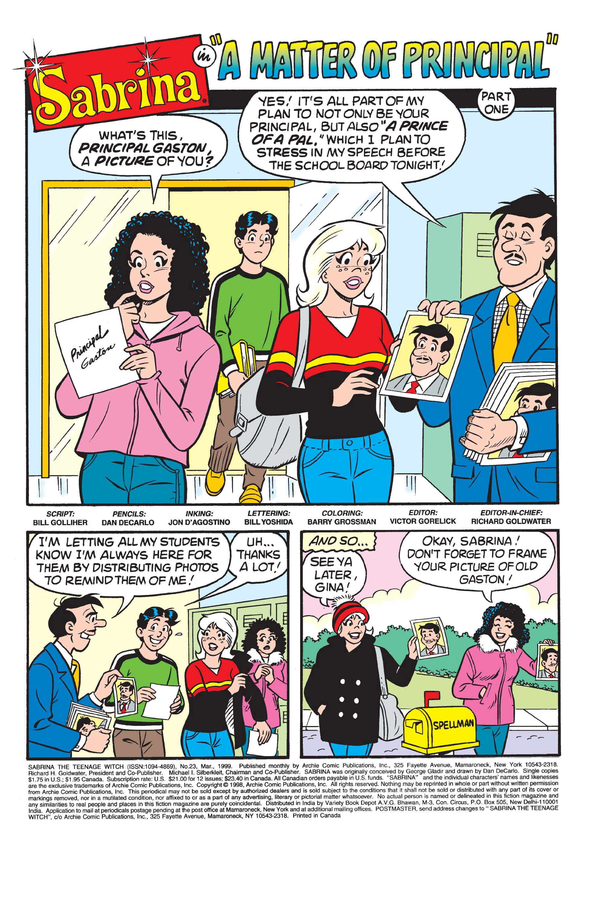 Read online Sabrina the Teenage Witch (1997) comic -  Issue #23 - 2